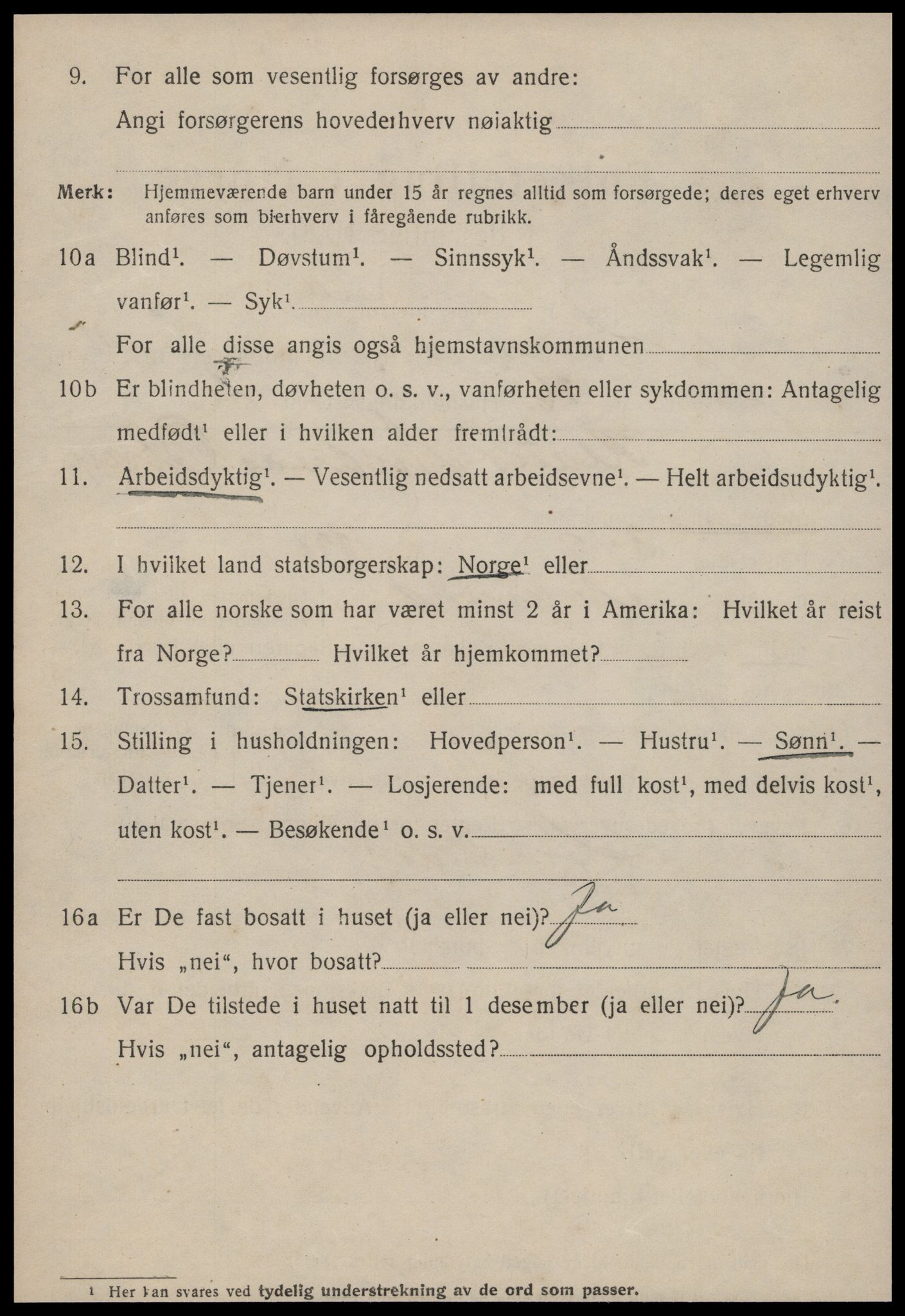 SAT, 1920 census for Ålesund, 1920, p. 25365