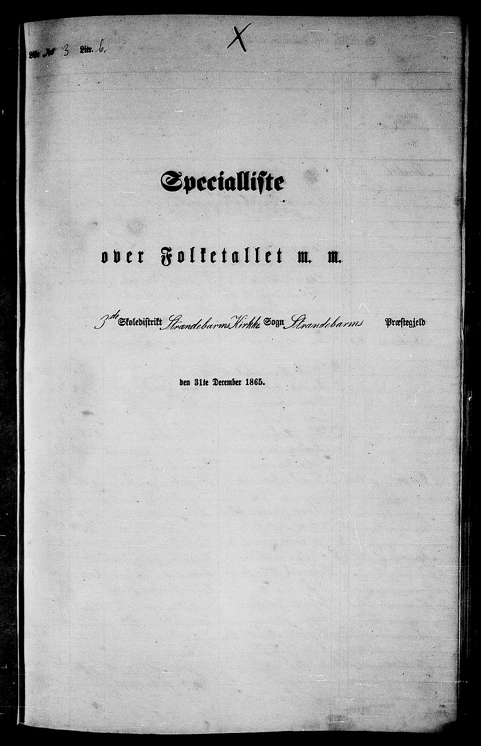 RA, 1865 census for Strandebarm, 1865, p. 61