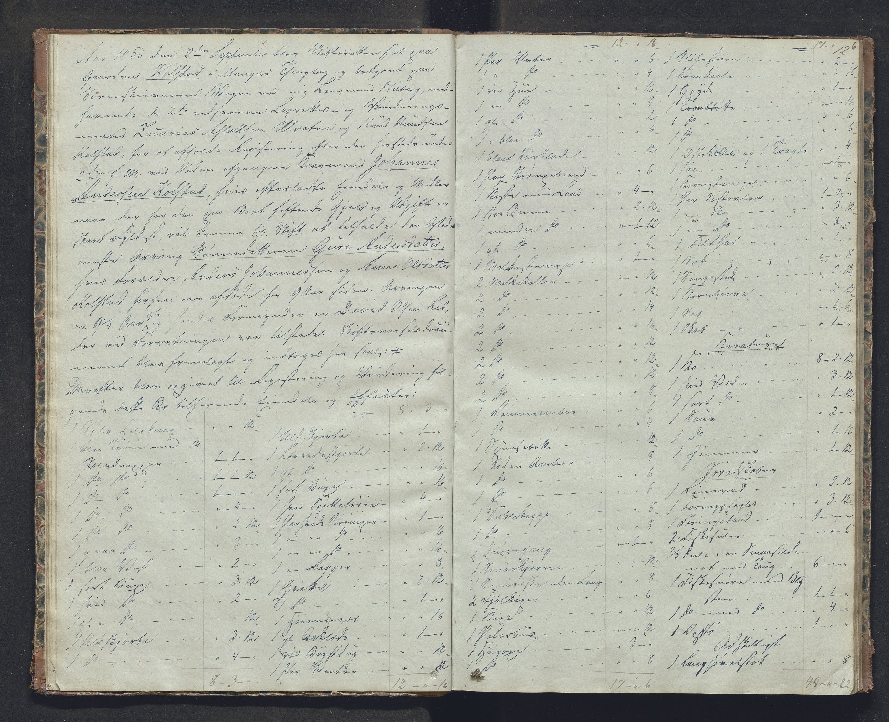 Nordhordland sorenskrivar, SAB/A-2901/1/H/Hb/L0019: Registreringsprotokollar, 1856-1859, p. 12