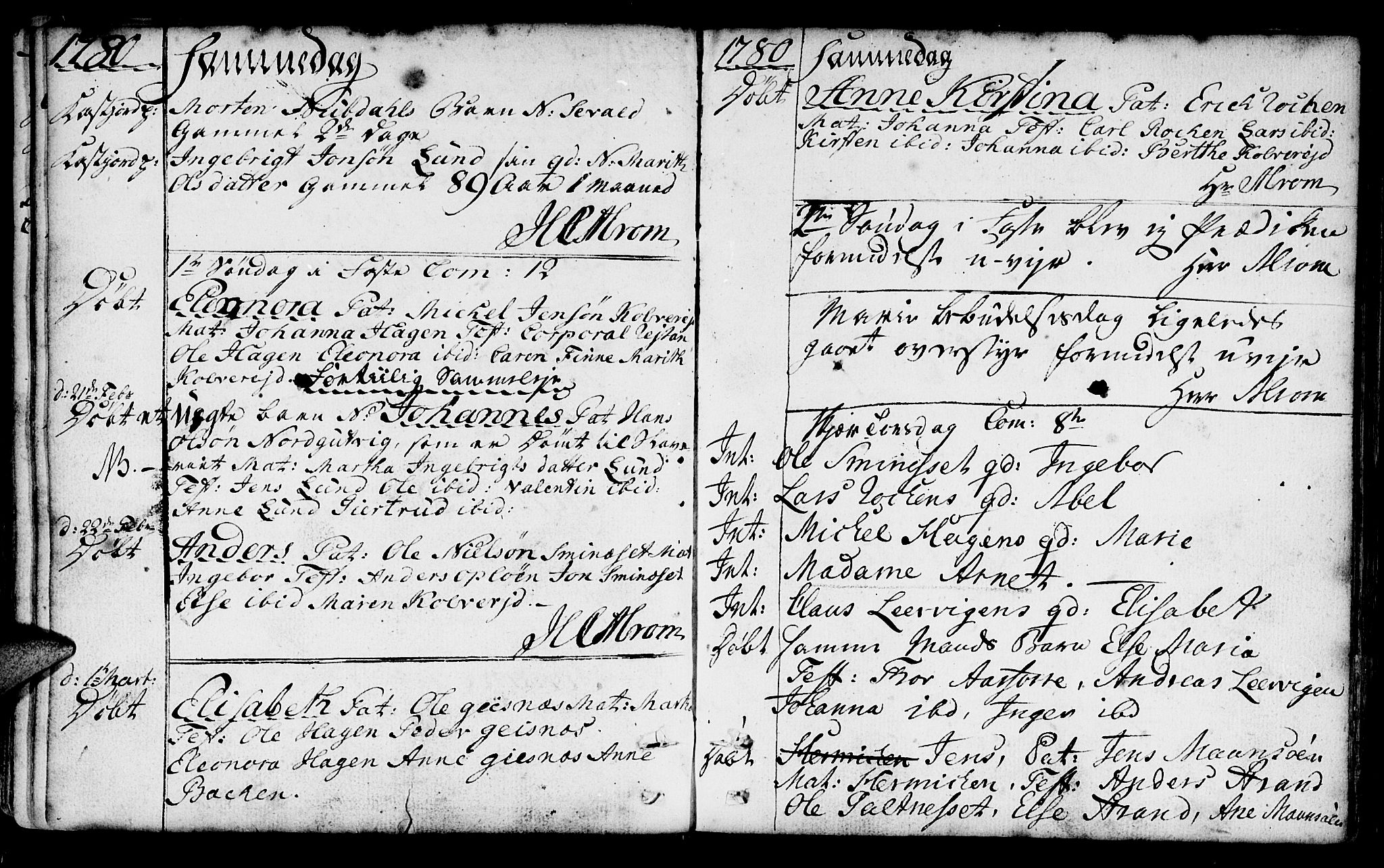 Ministerialprotokoller, klokkerbøker og fødselsregistre - Nord-Trøndelag, AV/SAT-A-1458/780/L0632: Parish register (official) no. 780A01, 1736-1786