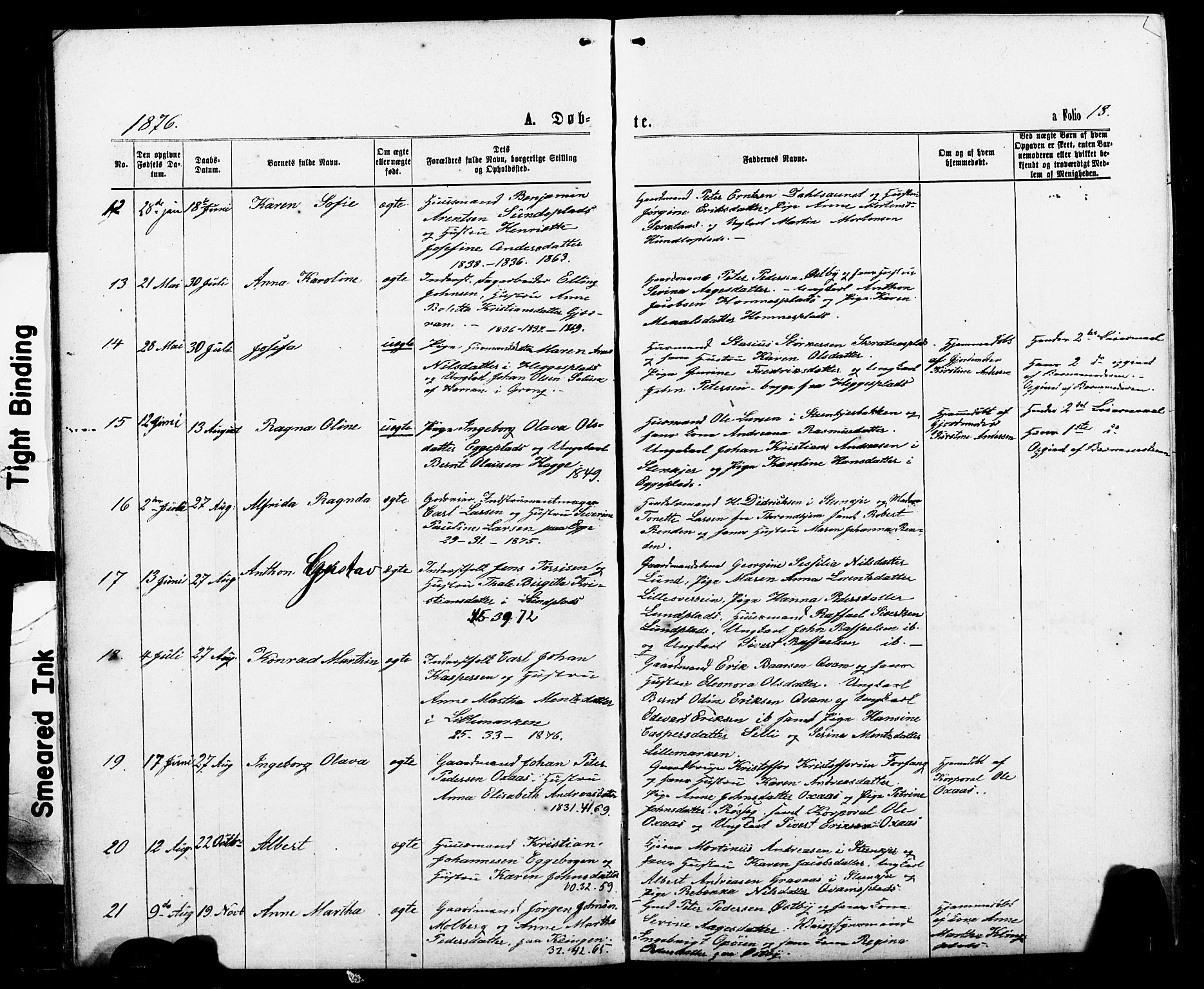 Ministerialprotokoller, klokkerbøker og fødselsregistre - Nord-Trøndelag, SAT/A-1458/740/L0380: Parish register (copy) no. 740C01, 1868-1902, p. 18
