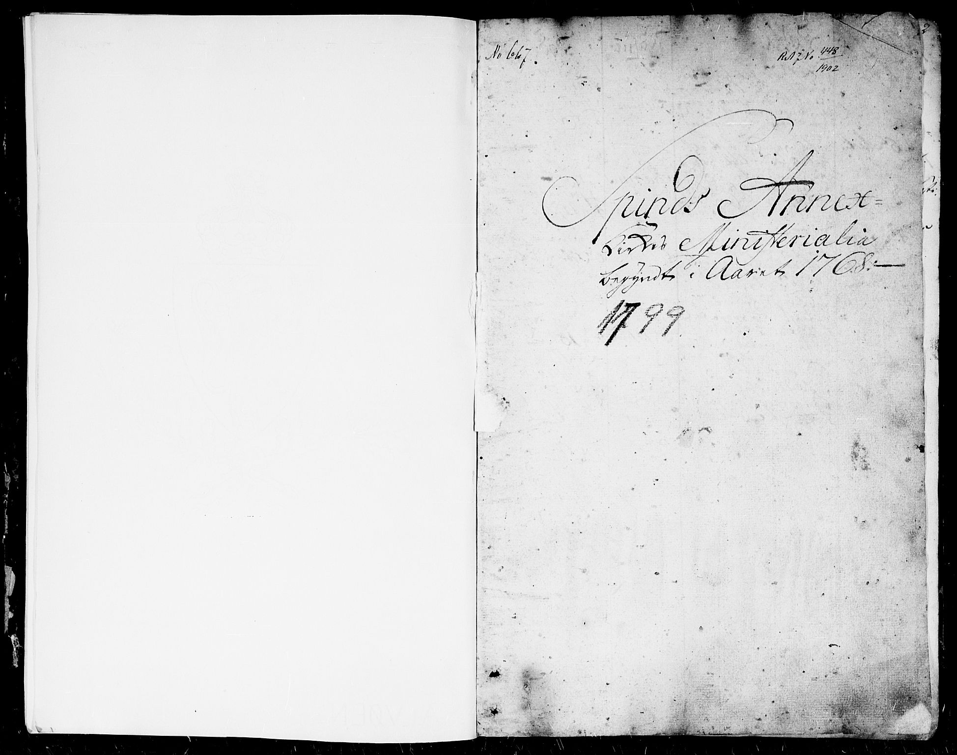 Herad sokneprestkontor, SAK/1111-0018/F/Fa/Faa/L0001: Parish register (official) no. A 1 /2, 1768-1797