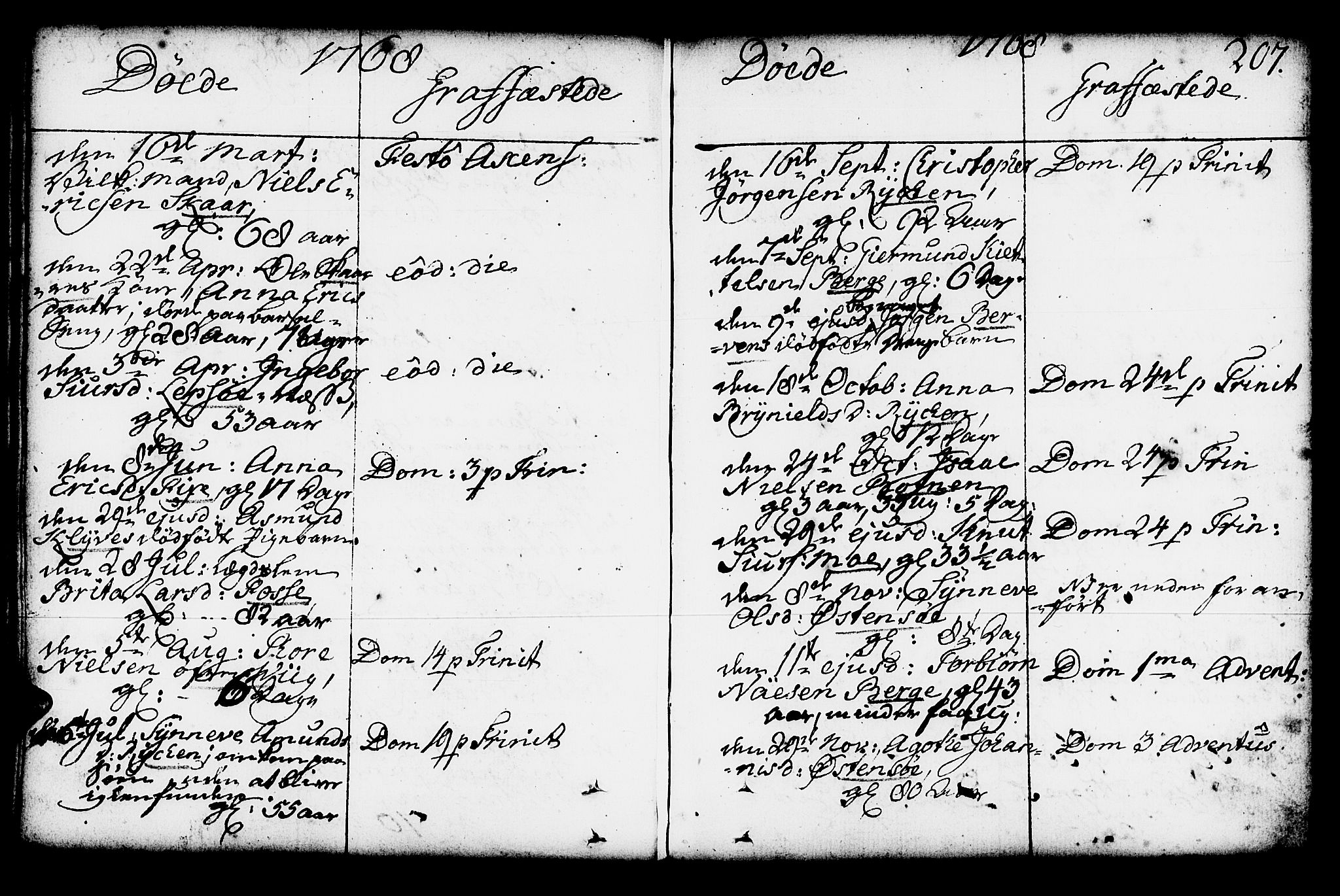 Kvam sokneprestembete, AV/SAB-A-76201/H/Haa: Parish register (official) no. A 4, 1743-1795, p. 207