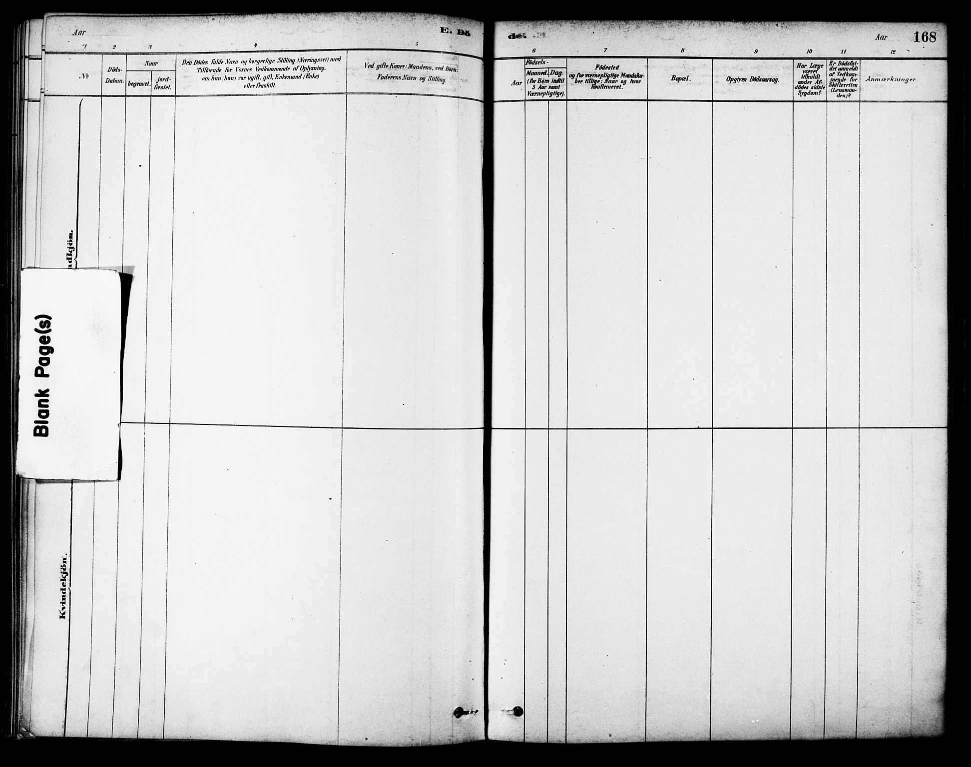 Ministerialprotokoller, klokkerbøker og fødselsregistre - Nordland, AV/SAT-A-1459/885/L1204: Parish register (official) no. 885A05, 1878-1892, p. 168