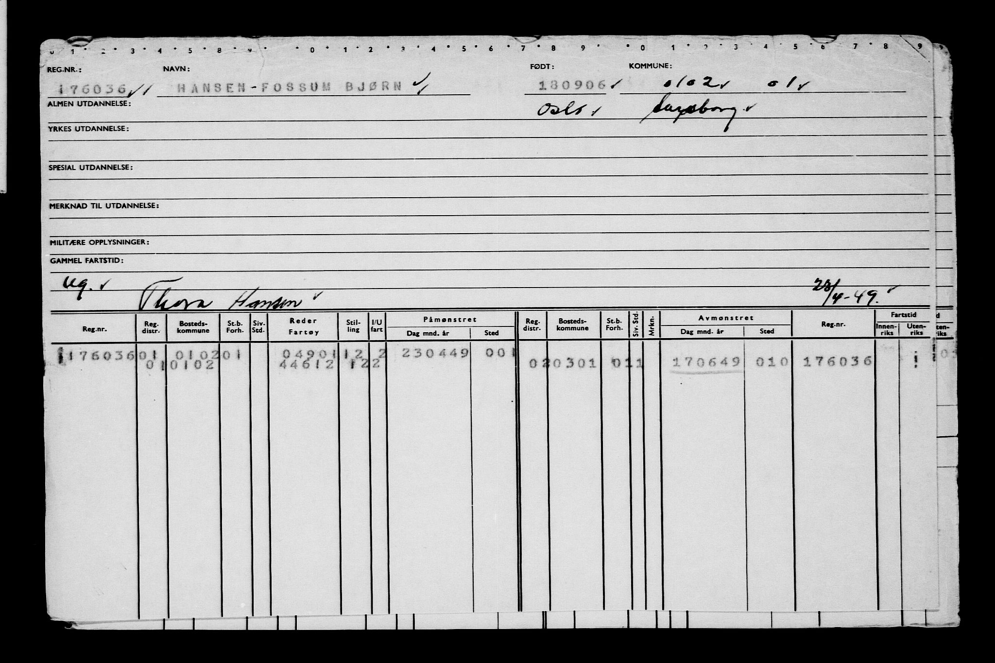 Direktoratet for sjømenn, RA/S-3545/G/Gb/L0067: Hovedkort, 1906, p. 210