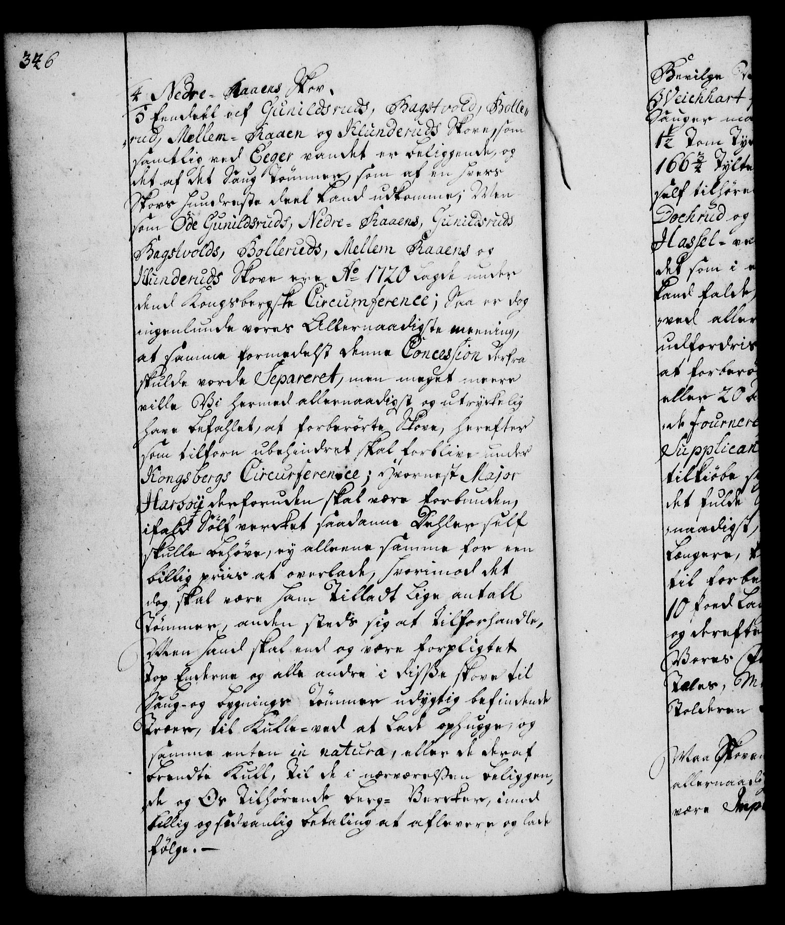 Rentekammeret, Kammerkanselliet, AV/RA-EA-3111/G/Gg/Gga/L0004: Norsk ekspedisjonsprotokoll med register (merket RK 53.4), 1734-1741, p. 346