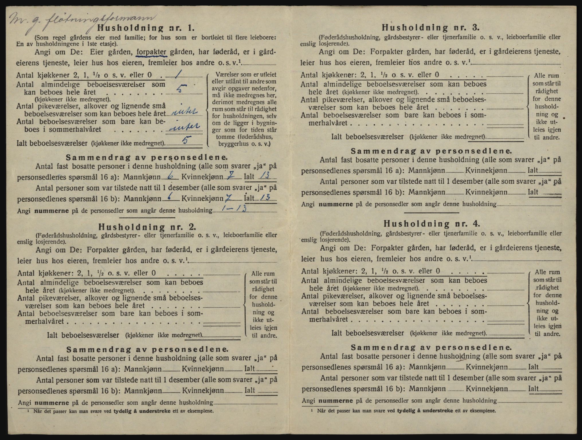 SAO, 1920 census for Oppegård, 1920, p. 36