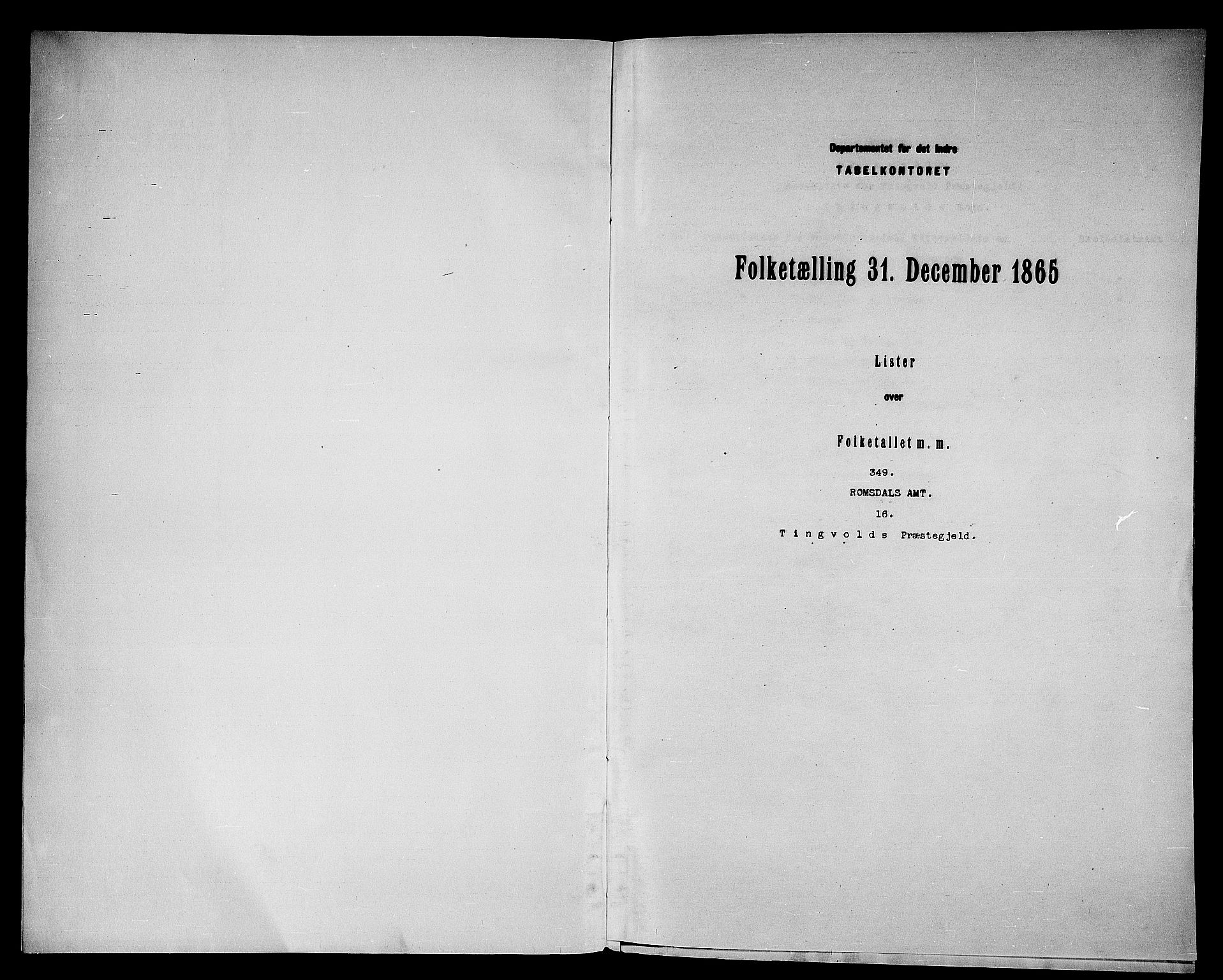 RA, 1865 census for Tingvoll, 1865, p. 3