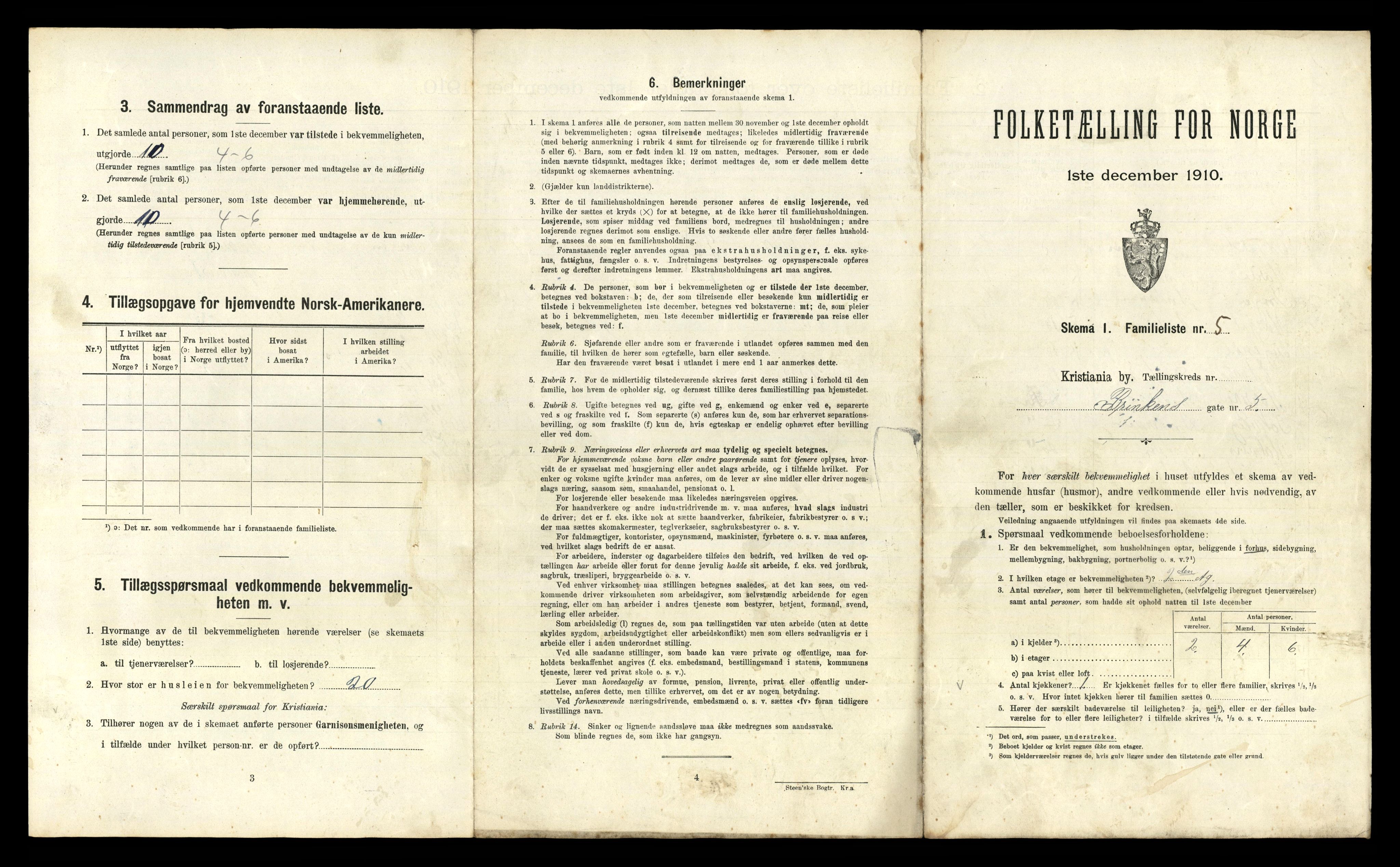 RA, 1910 census for Kristiania, 1910, p. 9931