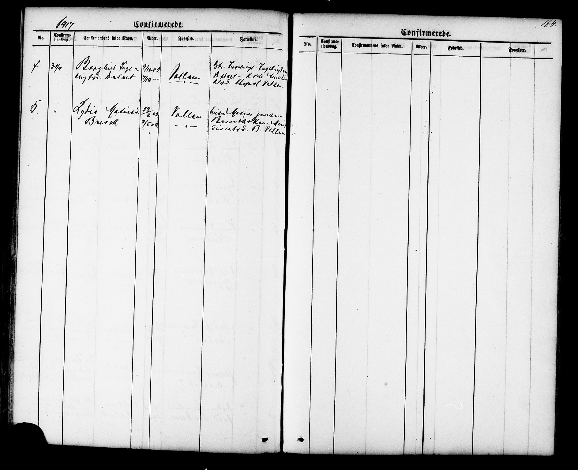 Ministerialprotokoller, klokkerbøker og fødselsregistre - Møre og Romsdal, SAT/A-1454/548/L0614: Parish register (copy) no. 548C02, 1867-1917, p. 164