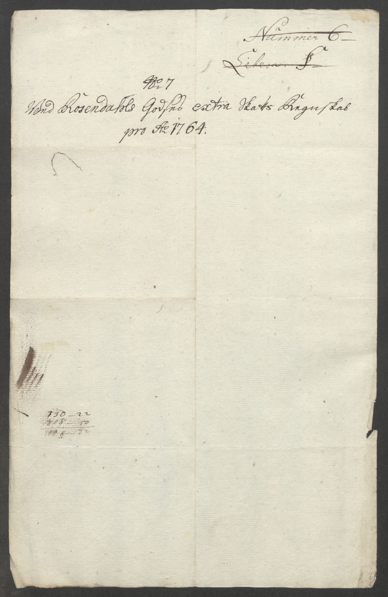 Rentekammeret inntil 1814, Reviderte regnskaper, Fogderegnskap, RA/EA-4092/R49/L3157: Ekstraskatten Rosendal Baroni, 1762-1772, p. 94