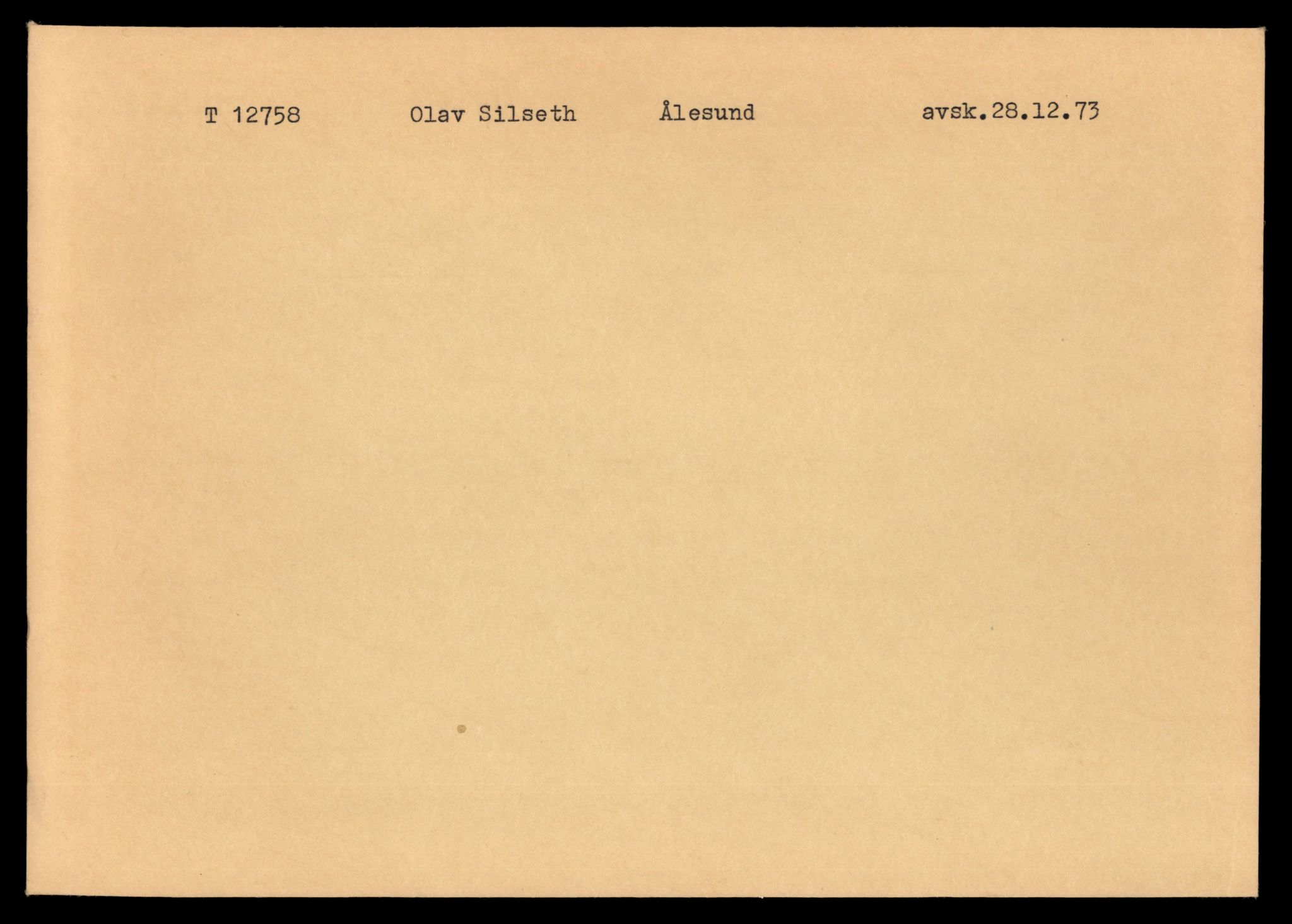 Møre og Romsdal vegkontor - Ålesund trafikkstasjon, AV/SAT-A-4099/F/Fe/L0035: Registreringskort for kjøretøy T 12653 - T 12829, 1927-1998, p. 2468