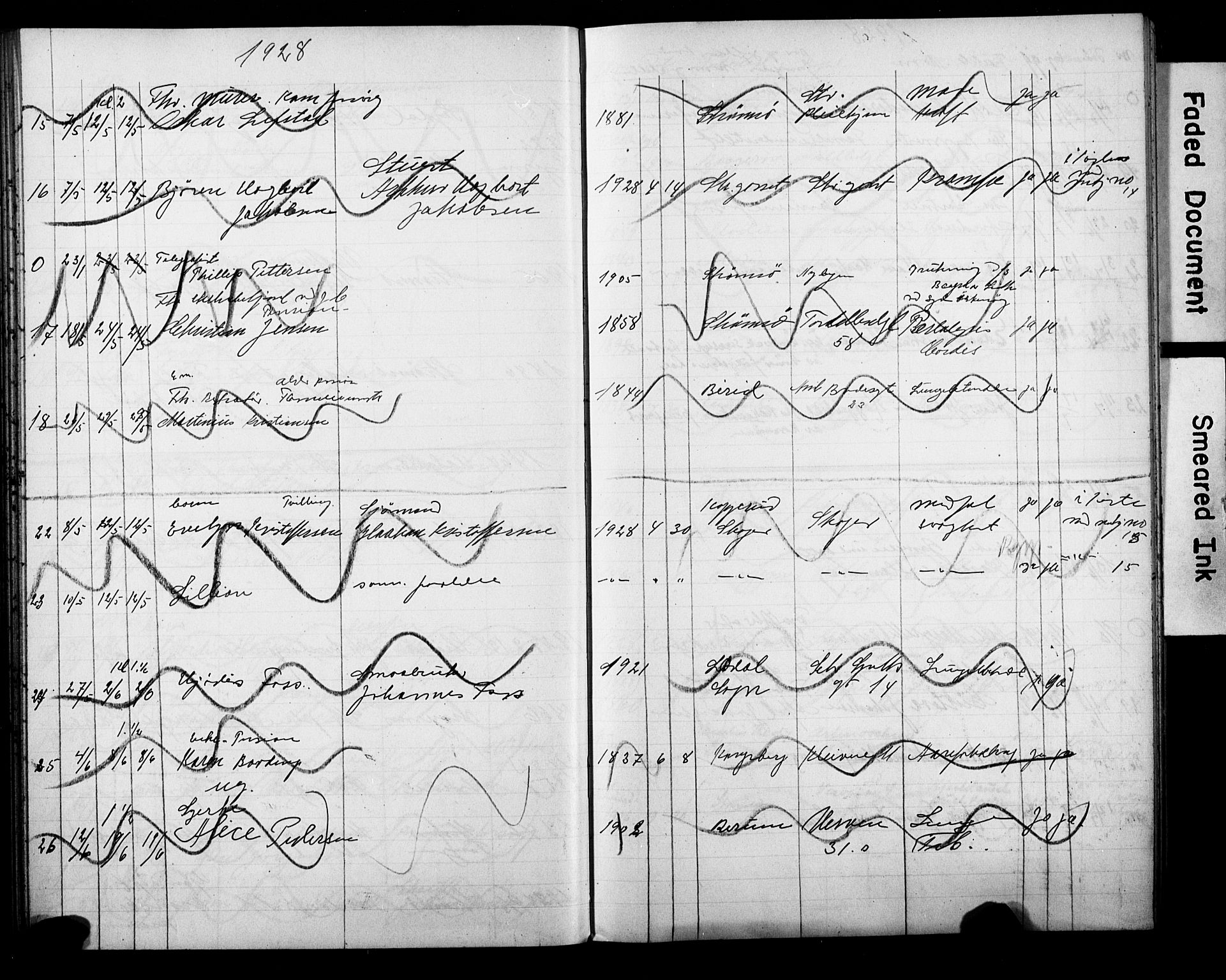 Strømsø kirkebøker, AV/SAKO-A-246/Y/Ya/L0008: Parish register draft no. I 8, 1916-1931