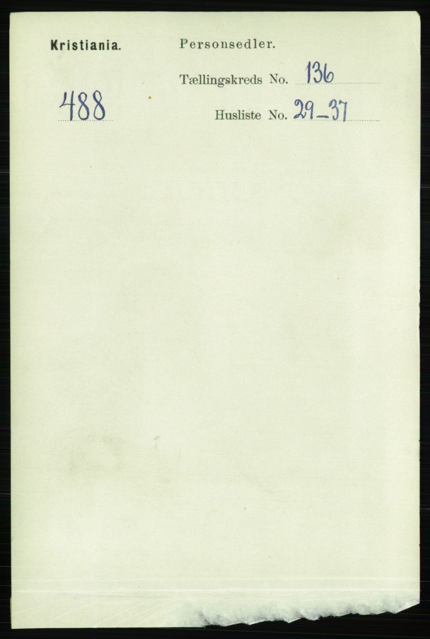 RA, 1891 census for 0301 Kristiania, 1891, p. 76048