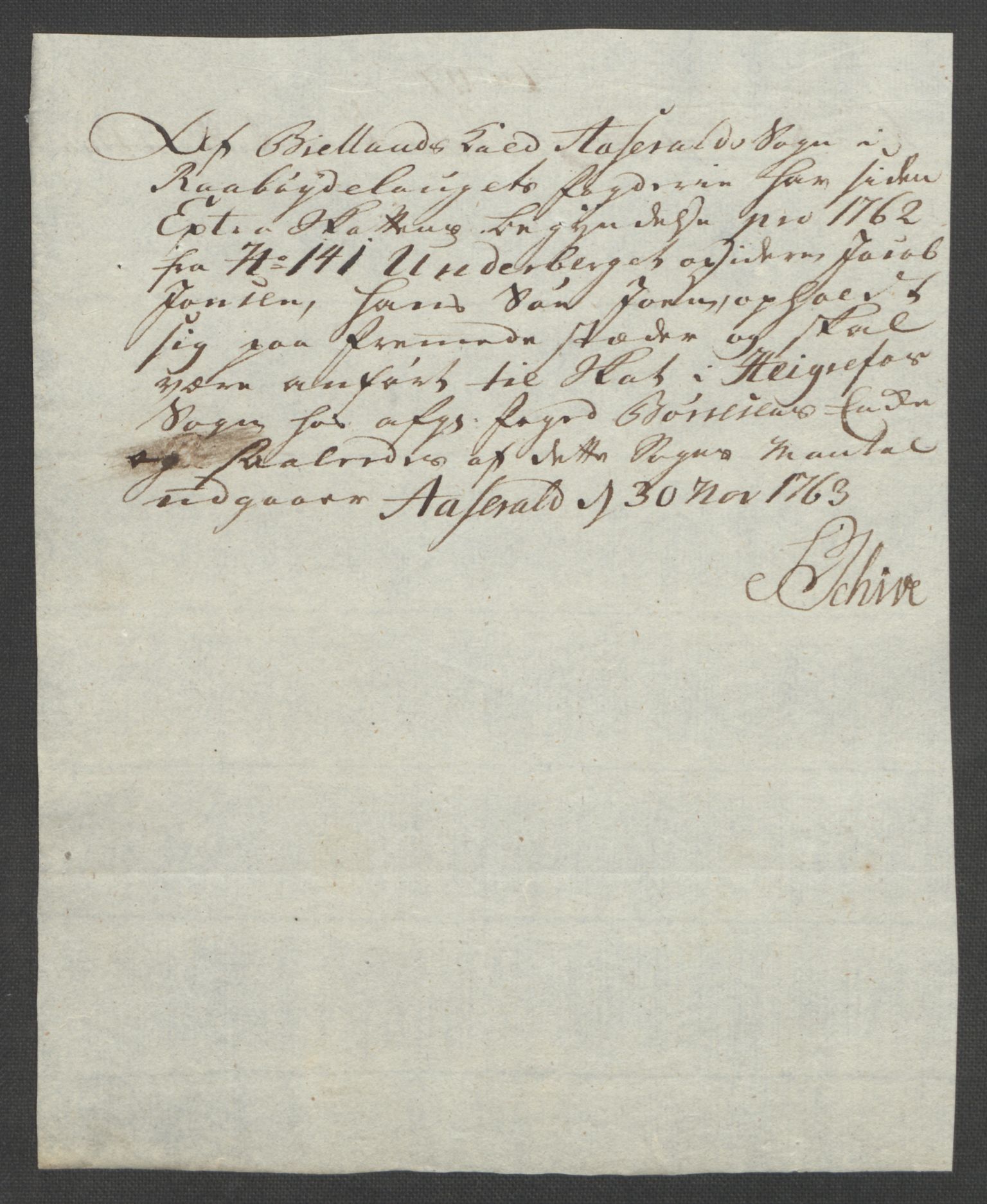 Rentekammeret inntil 1814, Reviderte regnskaper, Fogderegnskap, AV/RA-EA-4092/R40/L2517: Ekstraskatten Råbyggelag, 1762-1763, p. 550