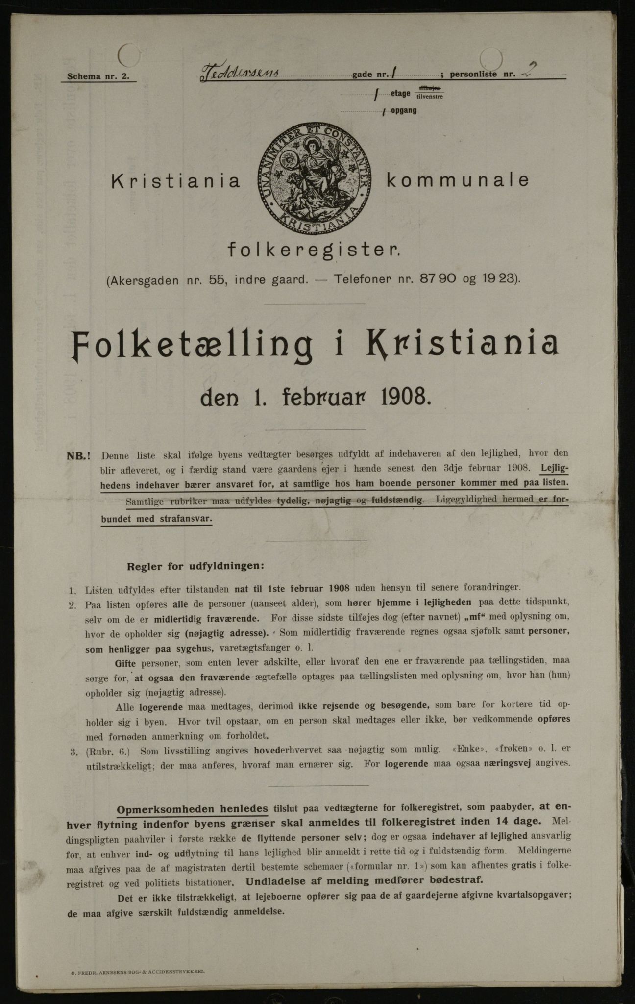OBA, Municipal Census 1908 for Kristiania, 1908, p. 21824