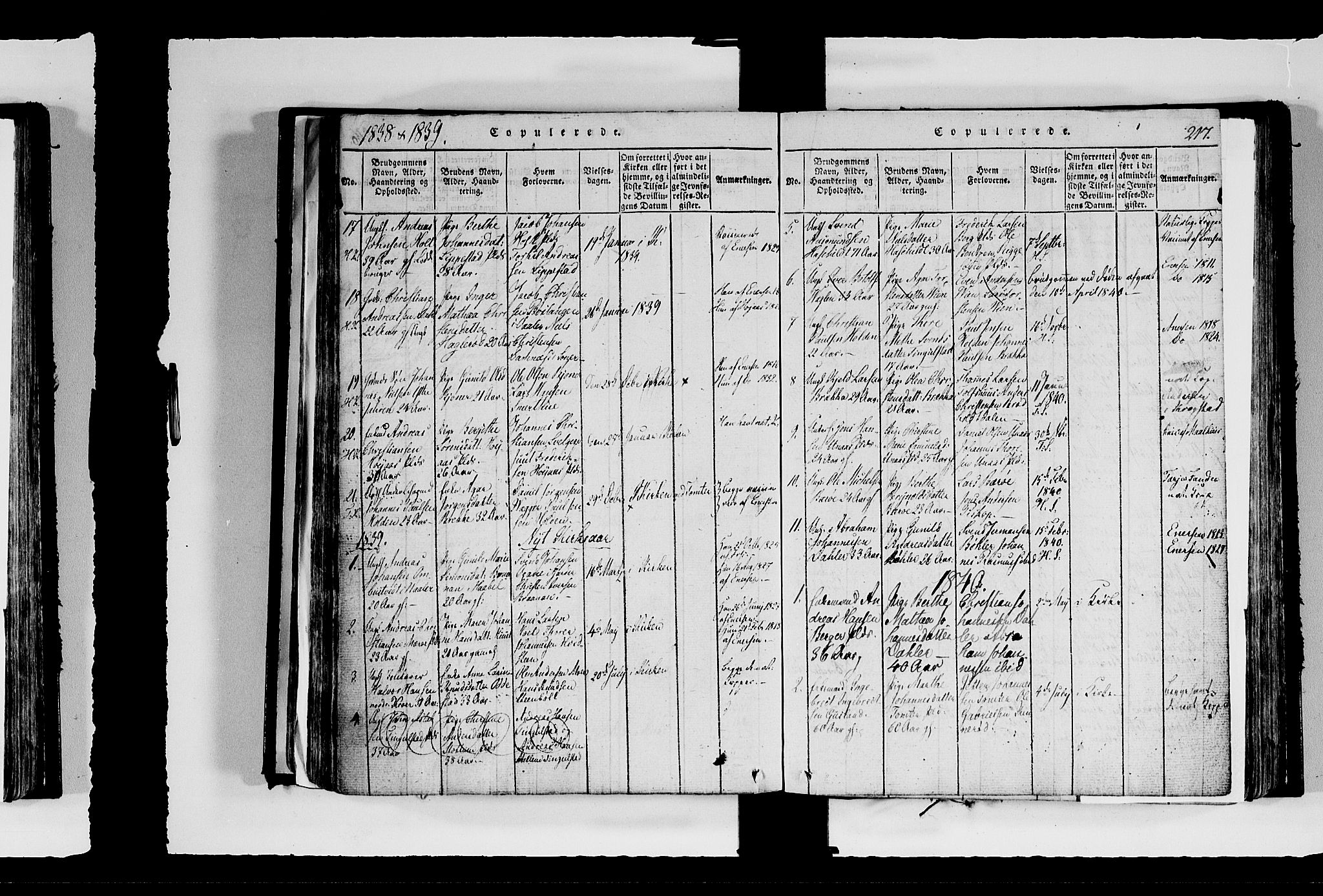 Hobøl prestekontor Kirkebøker, AV/SAO-A-2002/F/Fa/L0002: Parish register (official) no. I 2, 1814-1841, p. 217