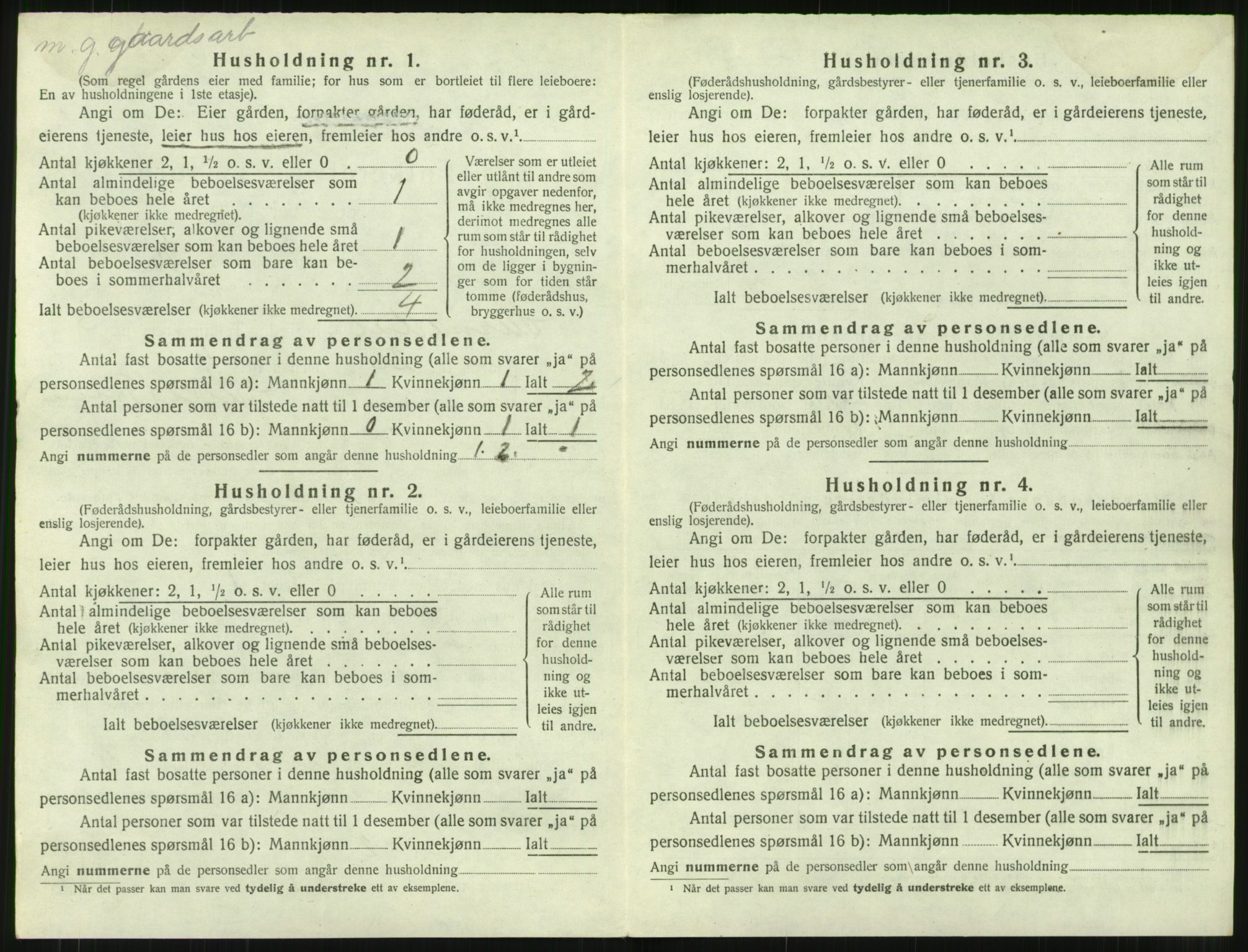 SAT, 1920 census for Surnadal, 1920, p. 388