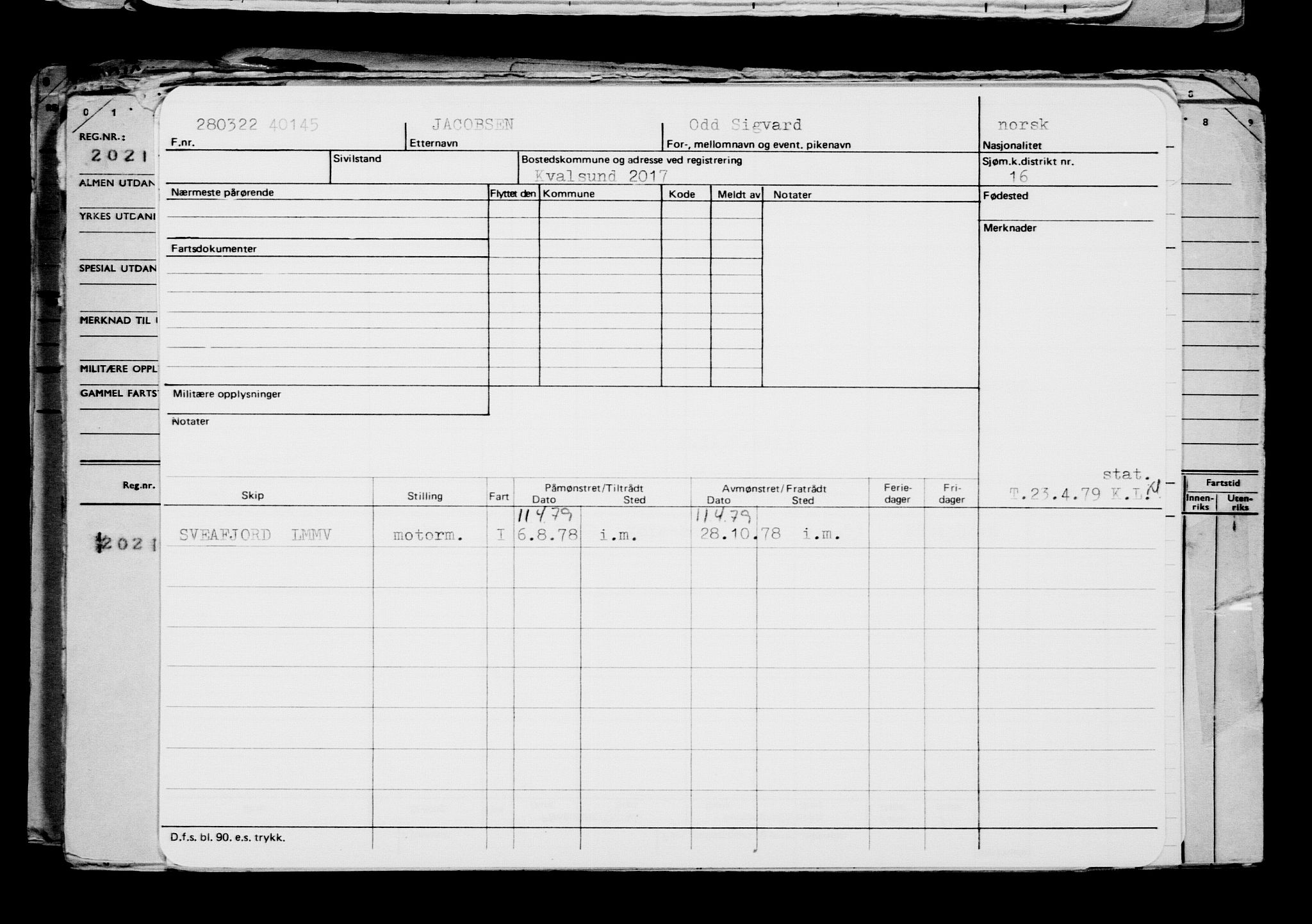 Direktoratet for sjømenn, AV/RA-S-3545/G/Gb/L0204: Hovedkort, 1922, p. 524