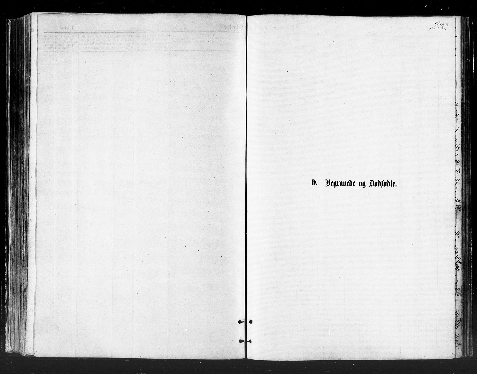 Vadsø sokneprestkontor, SATØ/S-1325/H/Ha/L0005kirke: Parish register (official) no. 5, 1873-1884, p. 233
