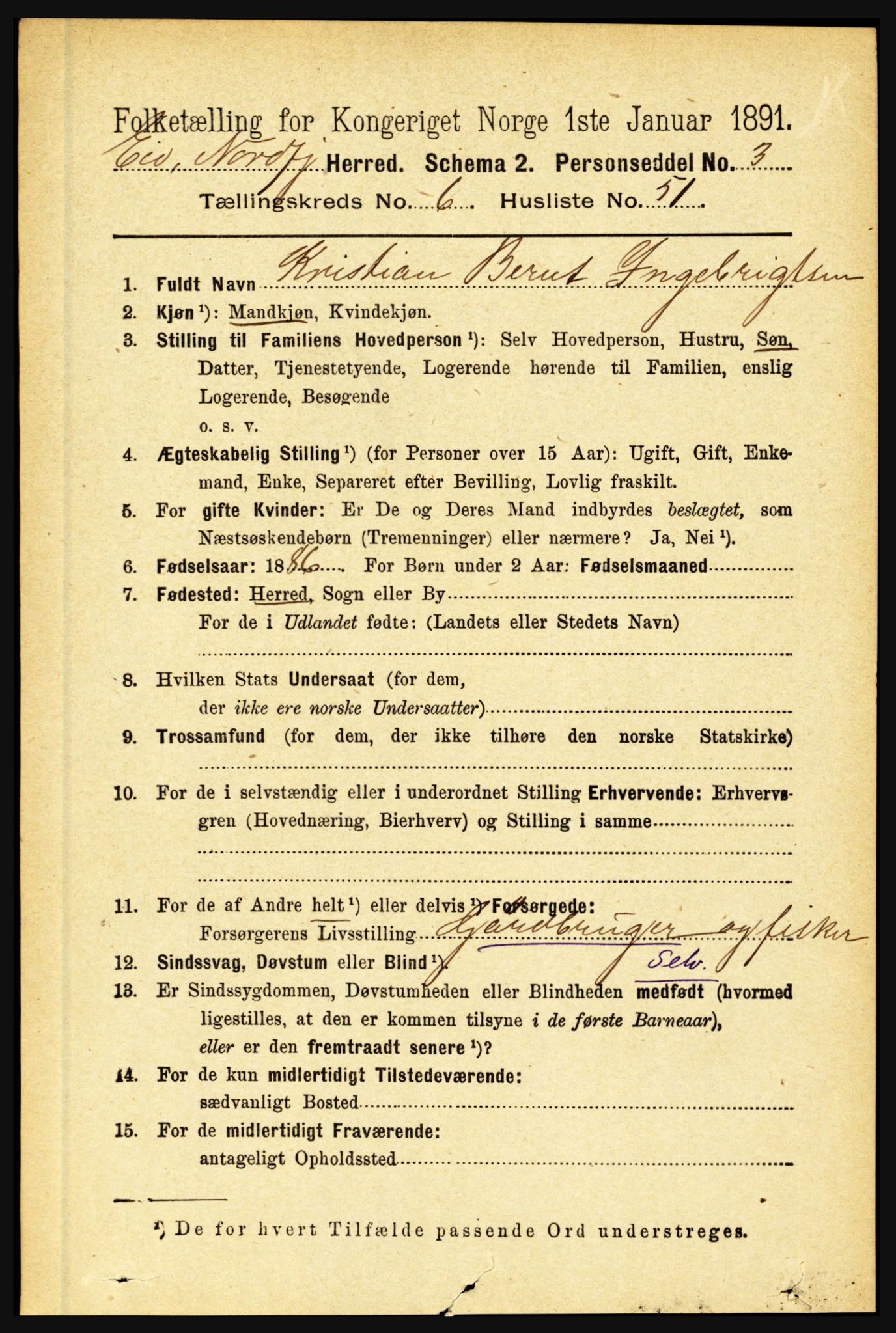 RA, 1891 census for 1443 Eid, 1891, p. 1746