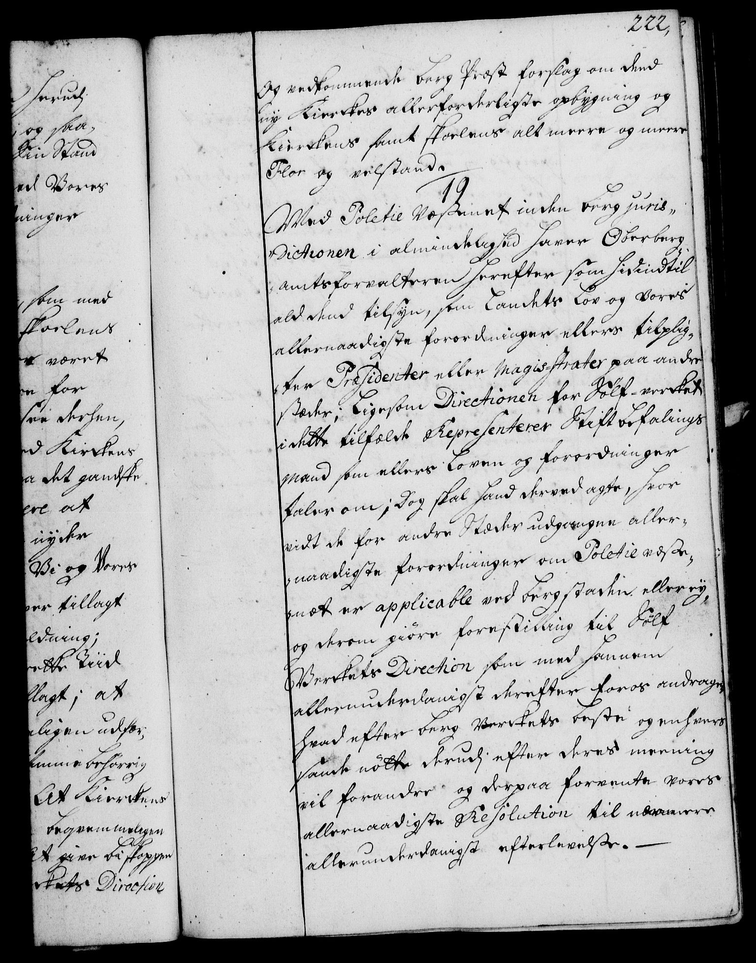 Rentekammeret, Kammerkanselliet, RA/EA-3111/G/Gg/Ggi/L0002: Norsk instruksjonsprotokoll med register (merket RK 53.35), 1729-1751, p. 222