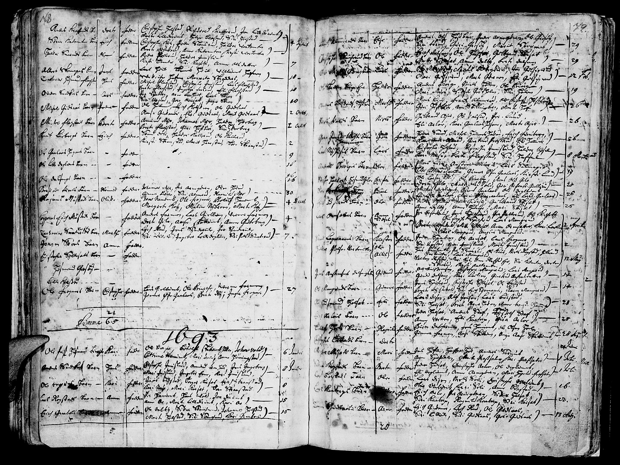 Vang prestekontor, Hedmark, AV/SAH-PREST-008/H/Ha/Haa/L0001: Parish register (official) no. 1, 1683-1713, p. 78-79