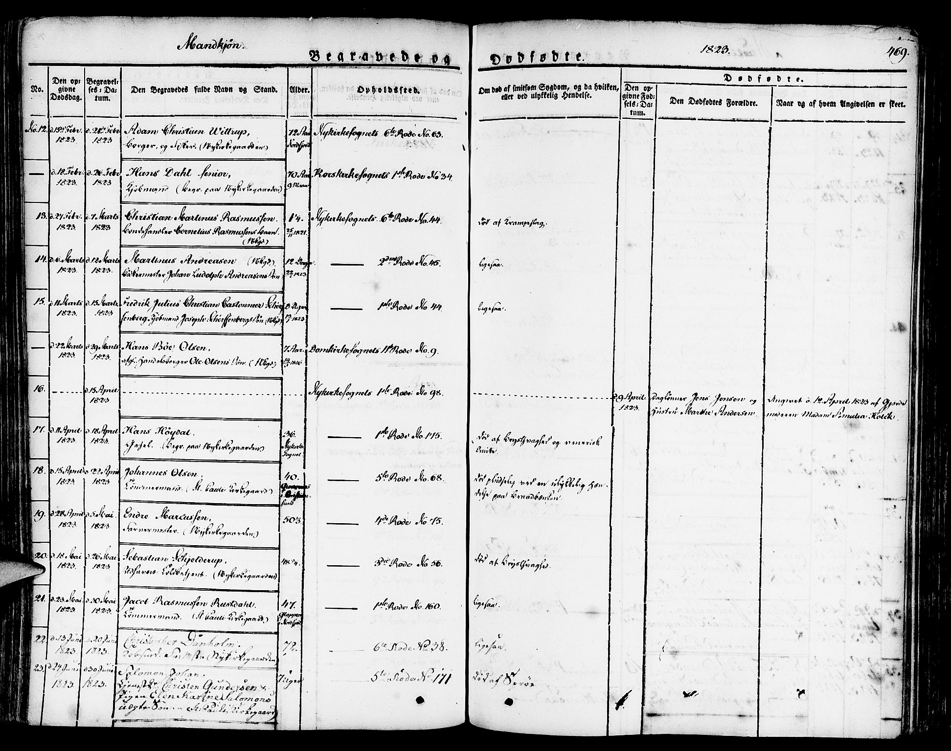 Nykirken Sokneprestembete, AV/SAB-A-77101/H/Haa/L0012: Parish register (official) no. A 12, 1821-1844, p. 469