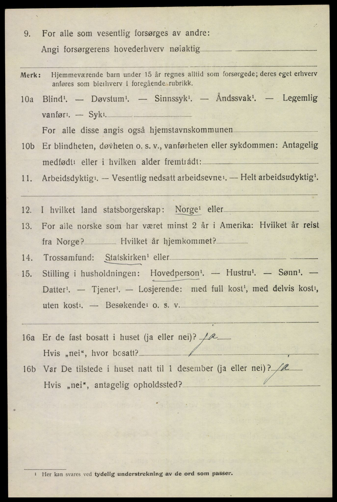 SAH, 1920 census for Vang (Hedmark), 1920, p. 17434