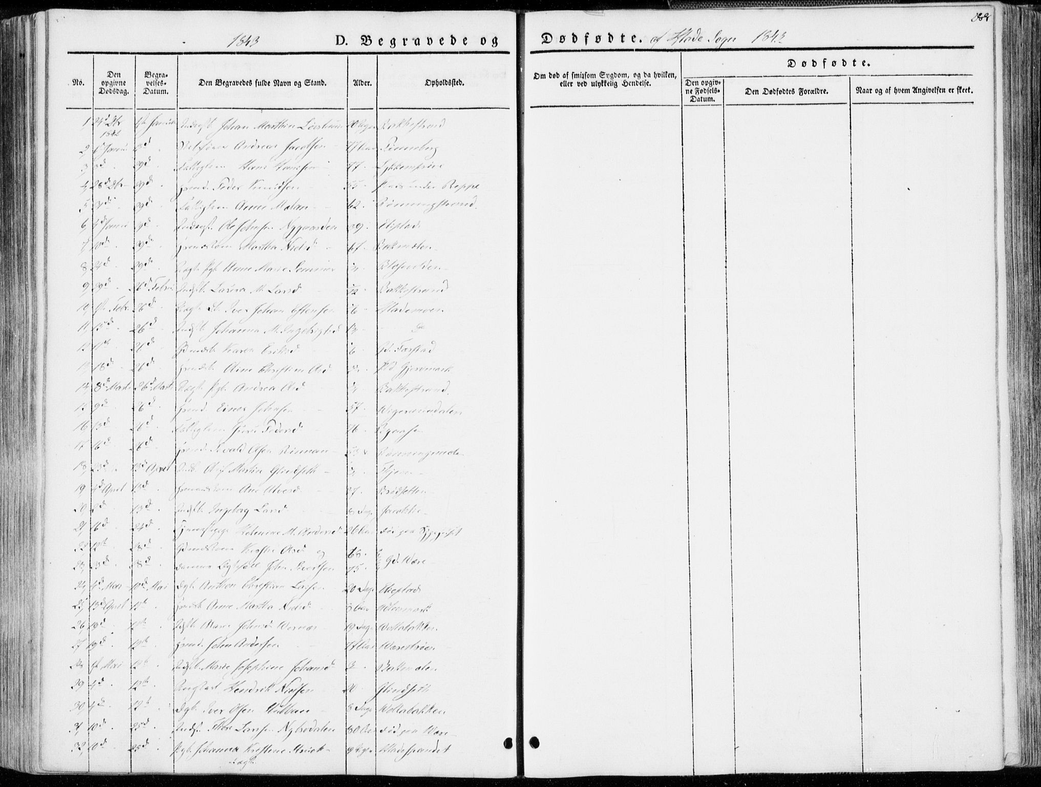 Ministerialprotokoller, klokkerbøker og fødselsregistre - Sør-Trøndelag, SAT/A-1456/606/L0290: Parish register (official) no. 606A05, 1841-1847, p. 288