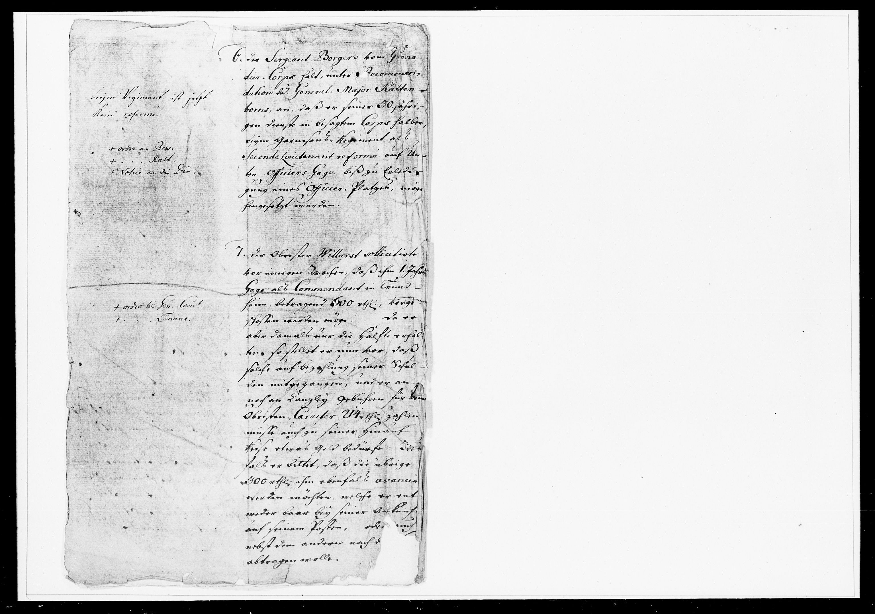 Krigskollegiet, Krigskancelliet, DRA/A-0006/-/1241-1247: Refererede sager, 1753, p. 233
