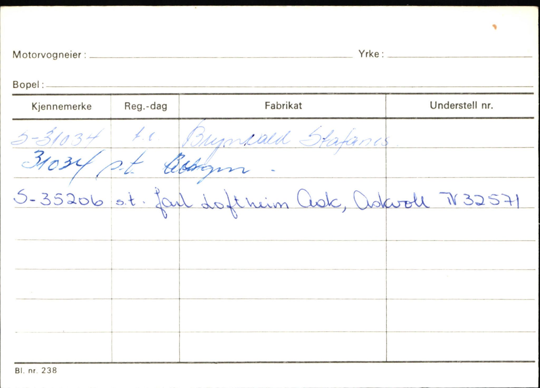 Statens vegvesen, Sogn og Fjordane vegkontor, AV/SAB-A-5301/4/F/L0132: Eigarregister Askvoll A-Å. Balestrand A-Å, 1945-1975, p. 472