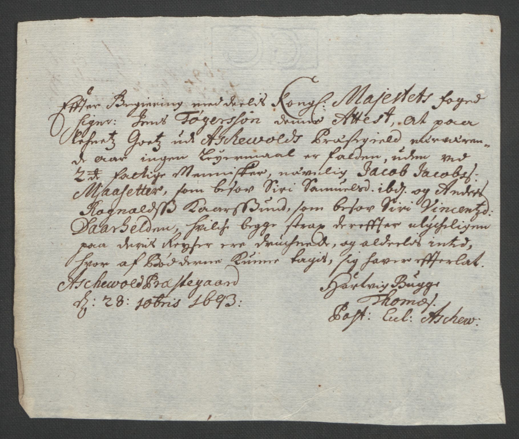 Rentekammeret inntil 1814, Reviderte regnskaper, Fogderegnskap, AV/RA-EA-4092/R53/L3421: Fogderegnskap Sunn- og Nordfjord, 1693-1694, p. 75