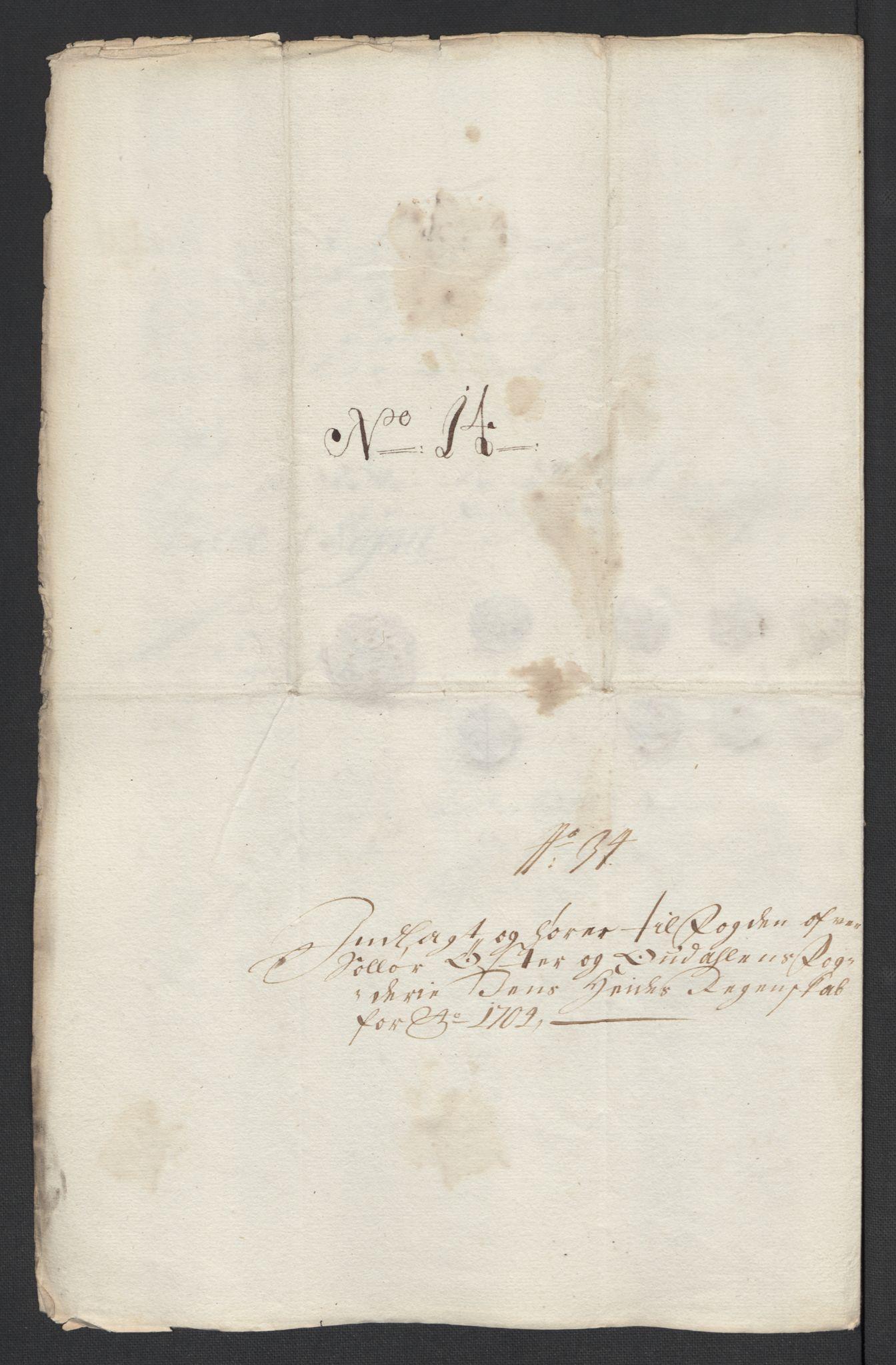 Rentekammeret inntil 1814, Reviderte regnskaper, Fogderegnskap, RA/EA-4092/R13/L0842: Fogderegnskap Solør, Odal og Østerdal, 1704, p. 271