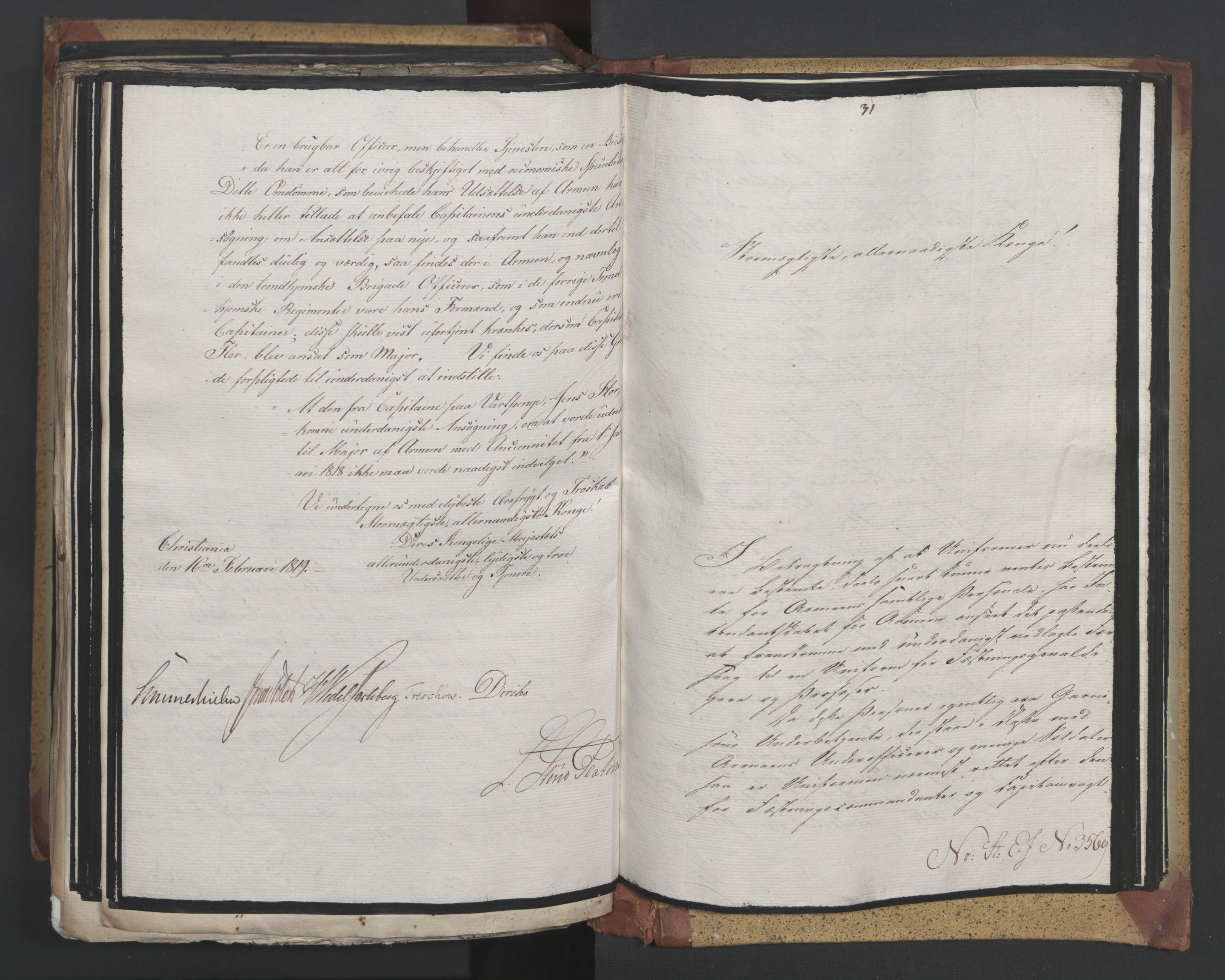 Statsrådsavdelingen i Stockholm, AV/RA-S-1003/D/Da/L0017: Regjeringsinnstillinger nr. 3469-3598, 1819, p. 388