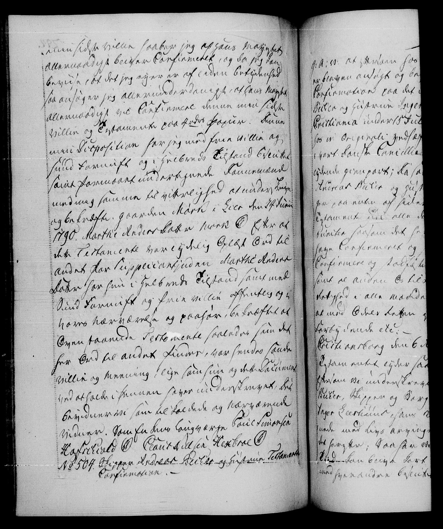 Danske Kanselli 1572-1799, AV/RA-EA-3023/F/Fc/Fca/Fcaa/L0053: Norske registre, 1790-1791, p. 294b