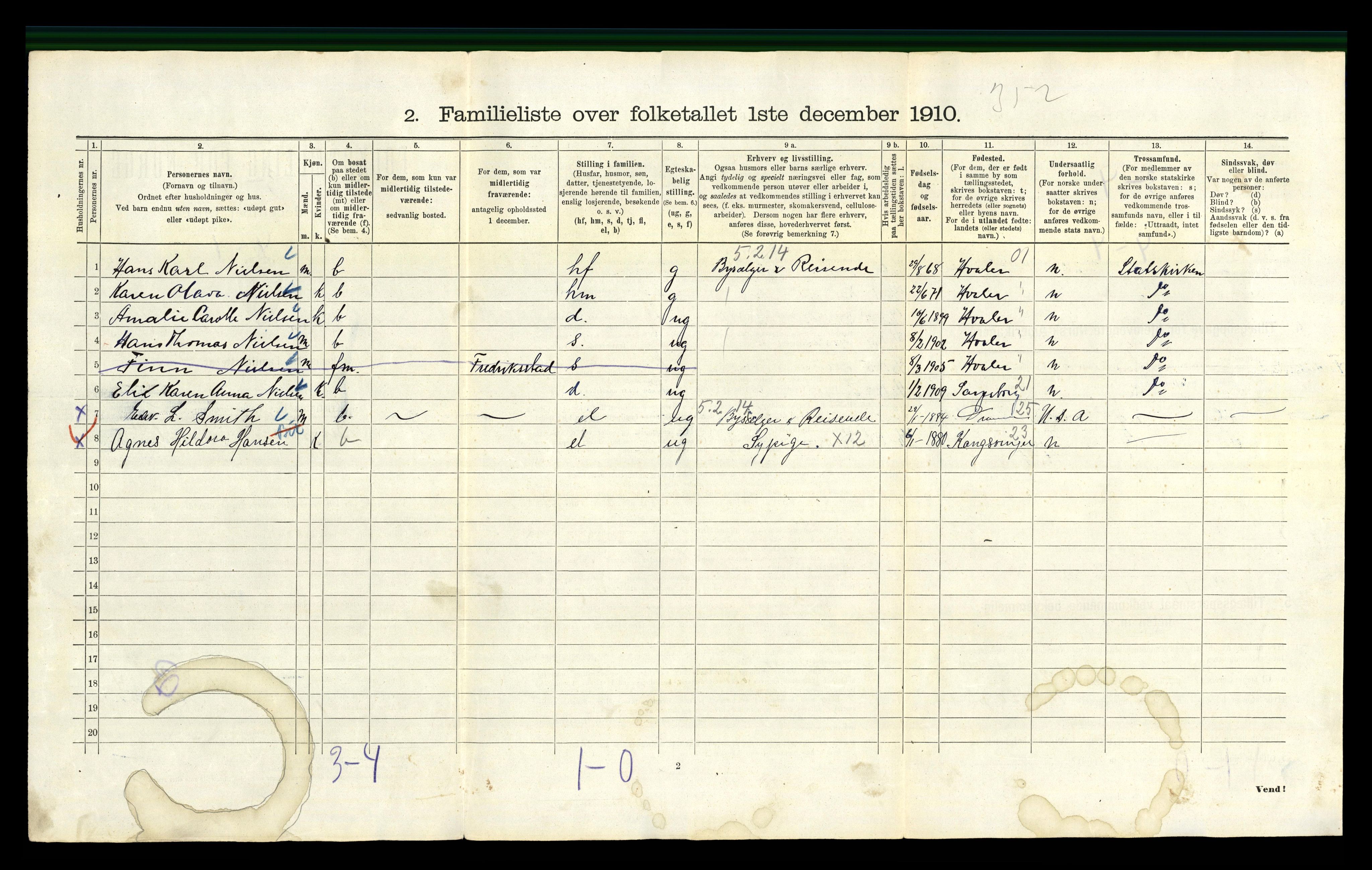 RA, 1910 census for Kristiania, 1910, p. 5138