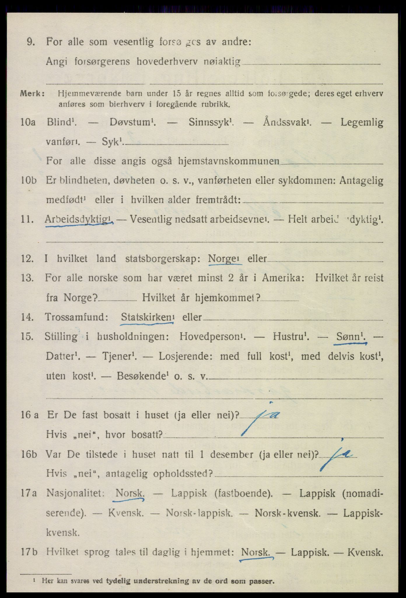 SAT, 1920 census for Åsen, 1920, p. 761