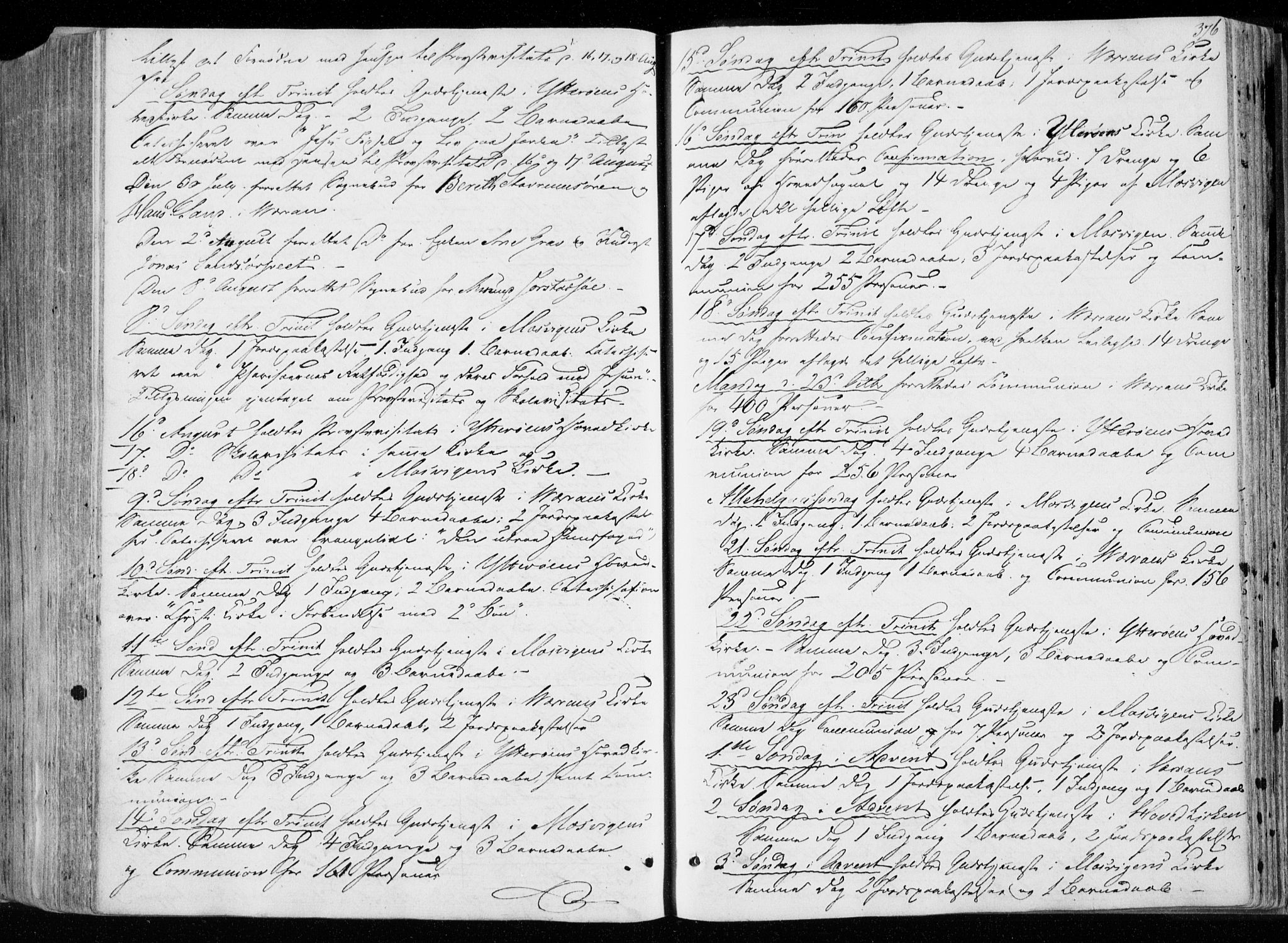 Ministerialprotokoller, klokkerbøker og fødselsregistre - Nord-Trøndelag, SAT/A-1458/722/L0218: Parish register (official) no. 722A05, 1843-1868, p. 376
