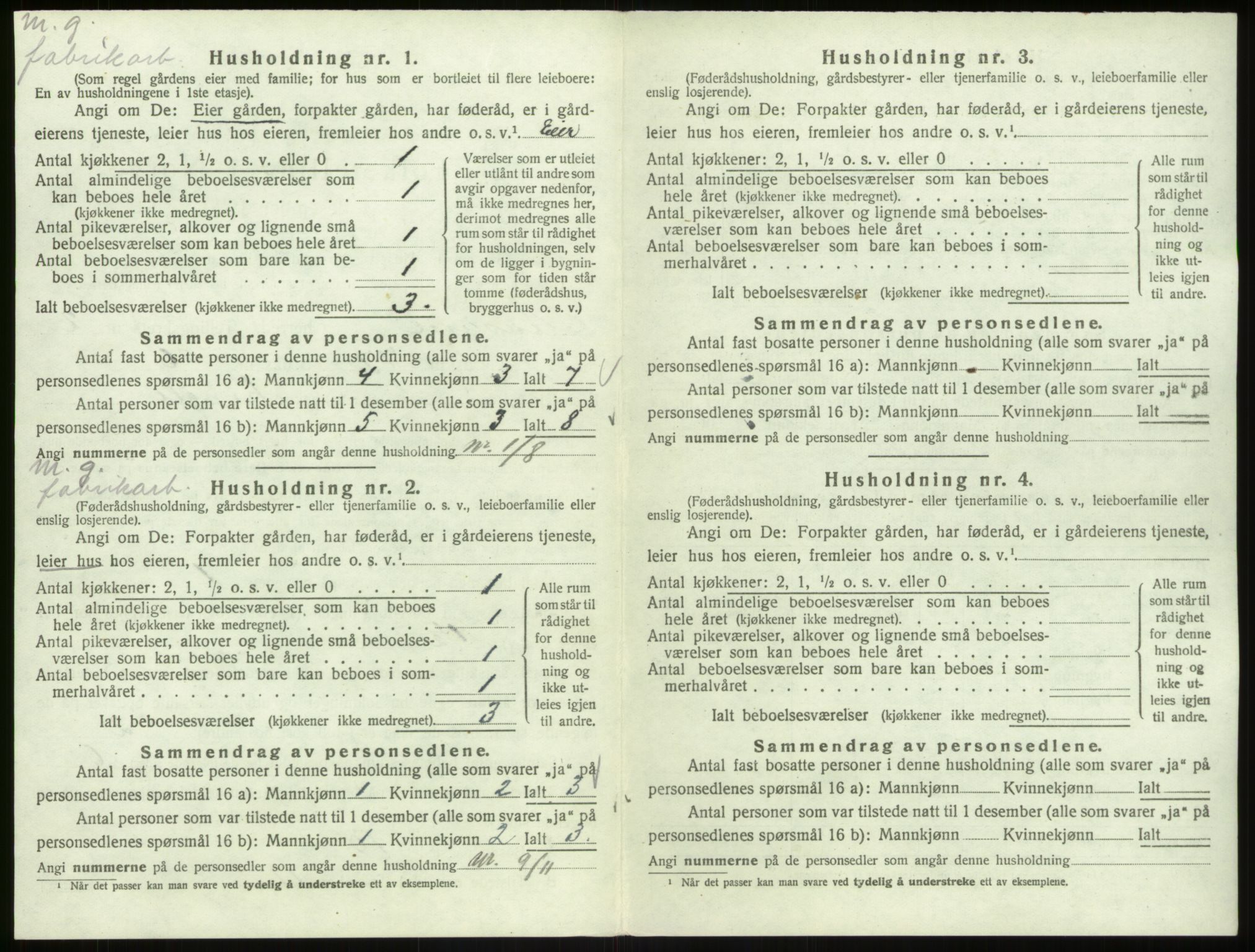 SAB, 1920 census for Åsane, 1920, p. 183