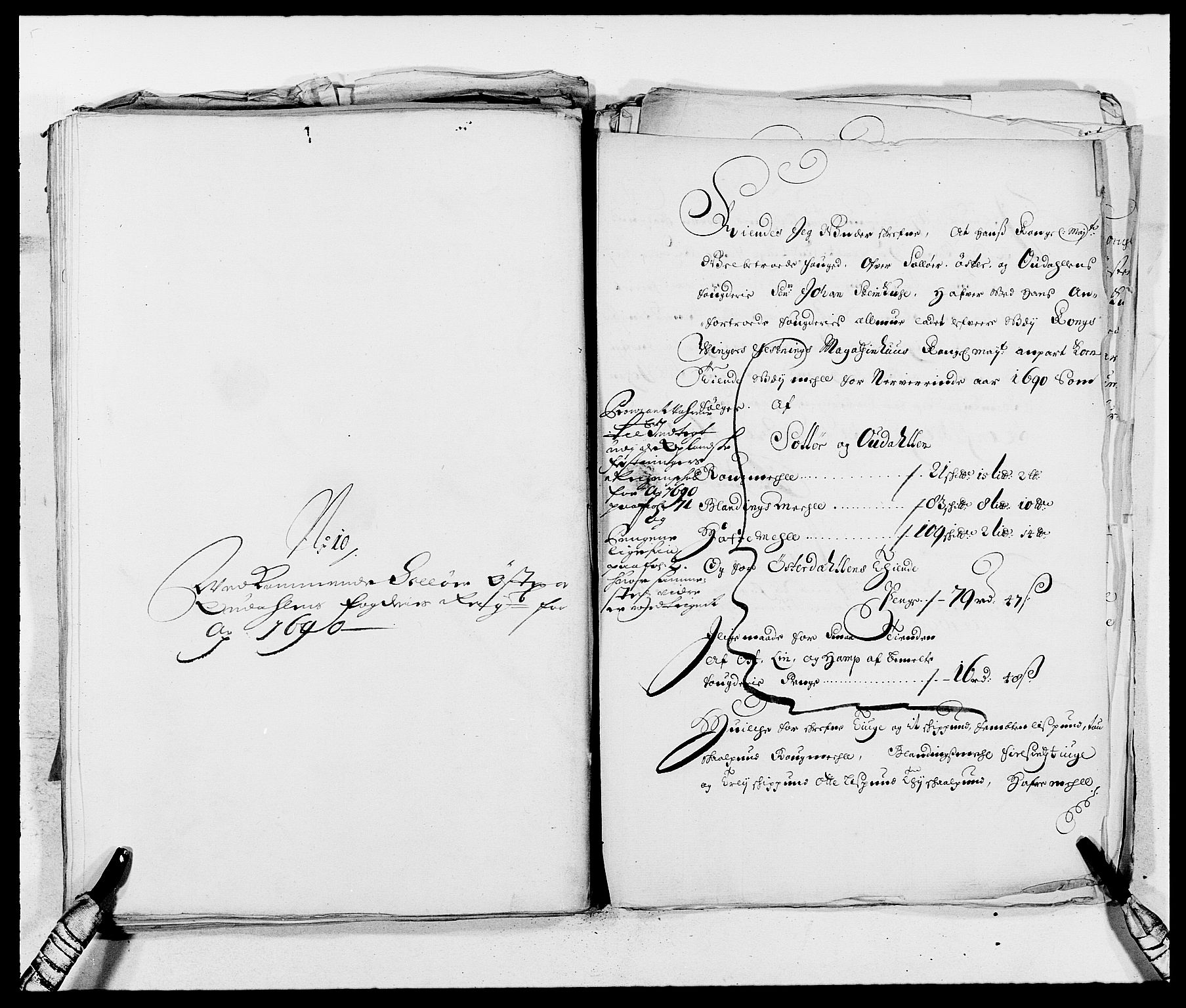 Rentekammeret inntil 1814, Reviderte regnskaper, Fogderegnskap, RA/EA-4092/R13/L0828: Fogderegnskap Solør, Odal og Østerdal, 1690, p. 363