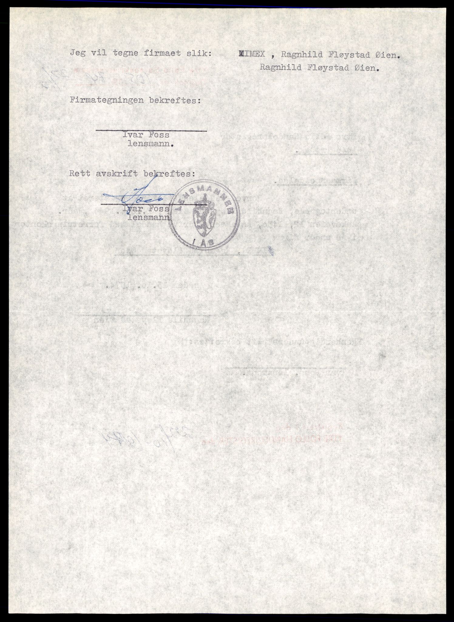 Ytre Follo tingrett, AV/SAT-A-10177/K/Kb/Kba/L0003: Enkeltmannsforetak, I - L, 1890-1989, p. 2