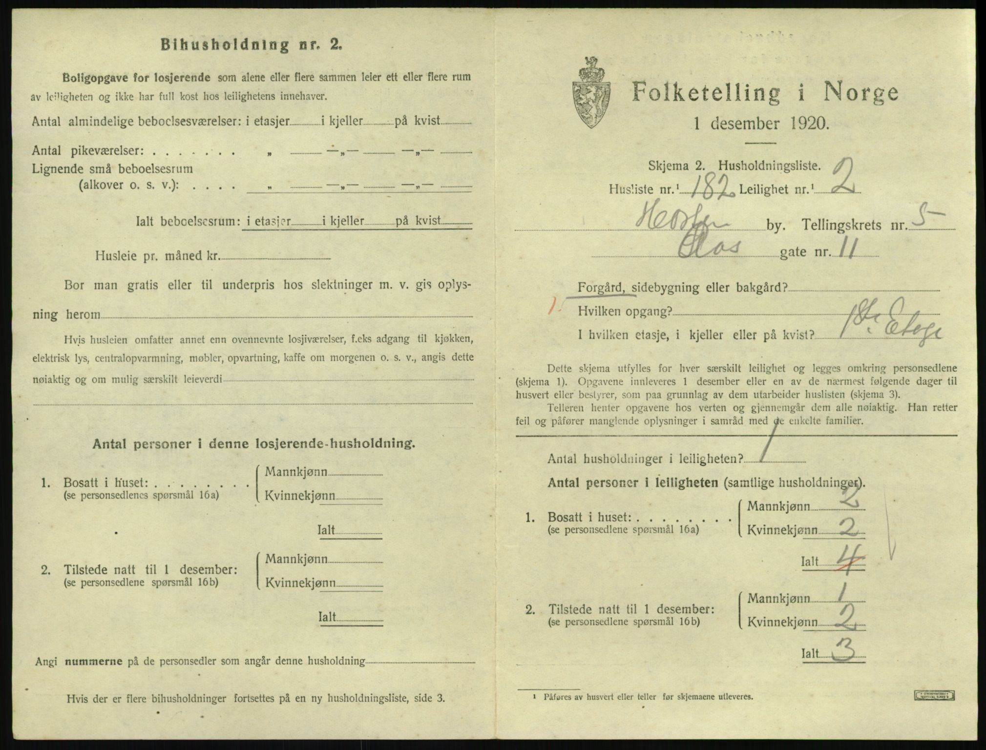 SAKO, 1920 census for Horten, 1920, p. 6281