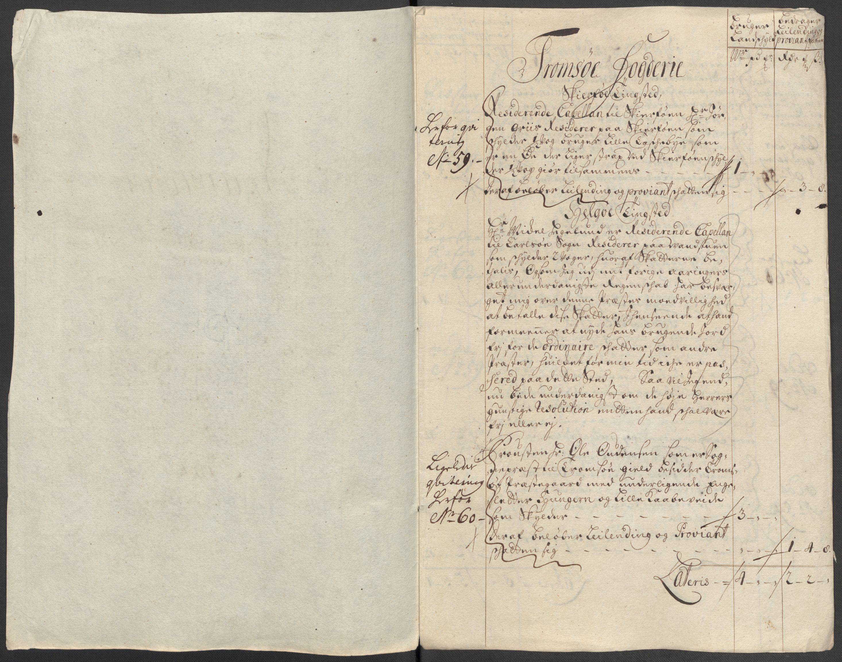 Rentekammeret inntil 1814, Reviderte regnskaper, Fogderegnskap, AV/RA-EA-4092/R68/L4760: Fogderegnskap Senja og Troms, 1714, p. 295