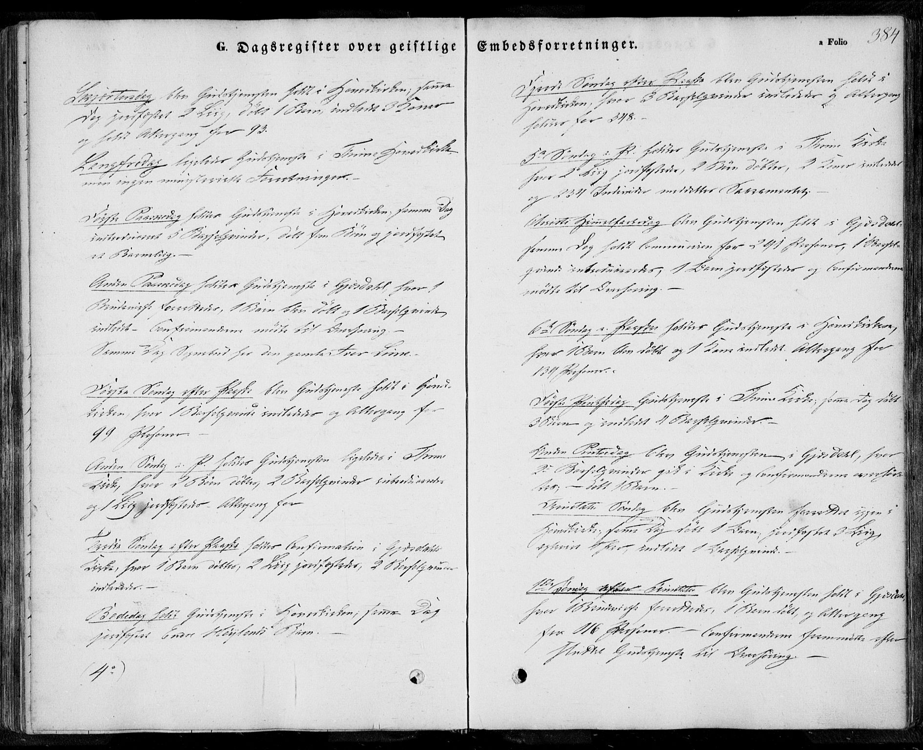 Lye sokneprestkontor, SAST/A-101794/001/30BA/L0006: Parish register (official) no. A 5.2, 1842-1855, p. 384