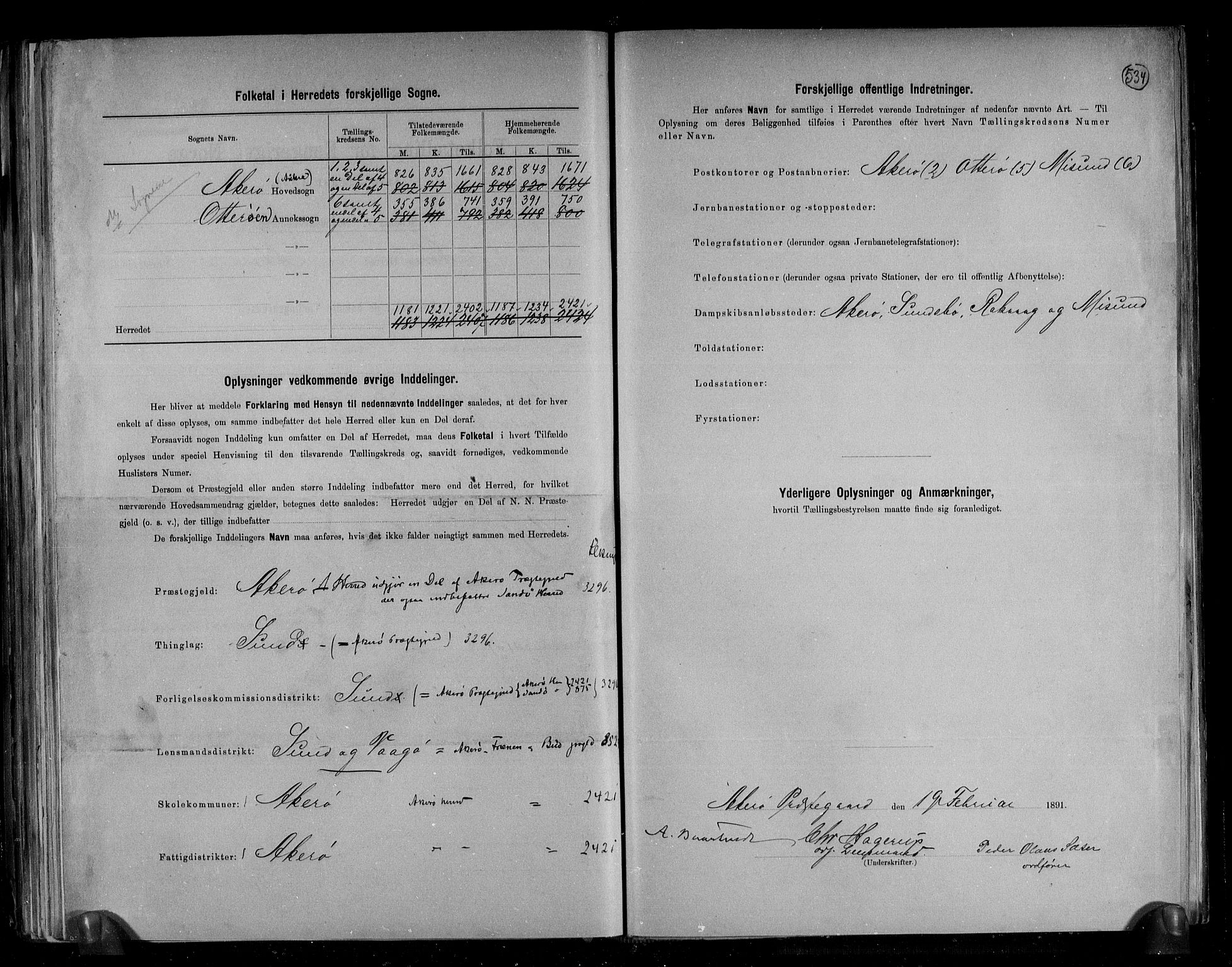 RA, 1891 census for 1545 Aukra, 1891, p. 3