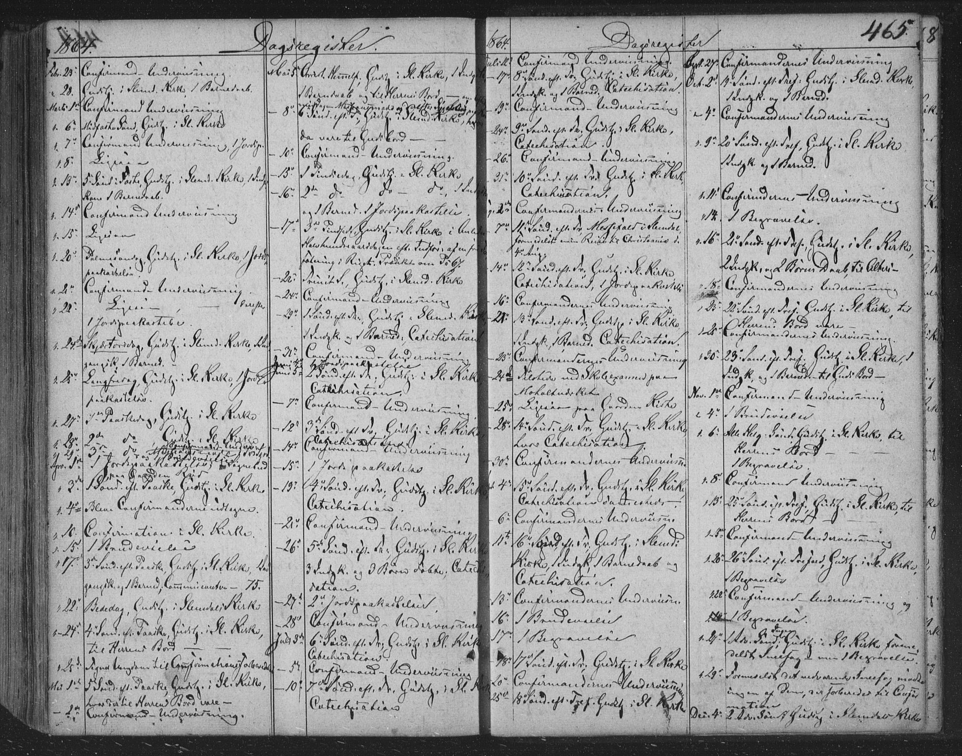 Siljan kirkebøker, SAKO/A-300/F/Fa/L0001: Parish register (official) no. 1, 1831-1870, p. 465
