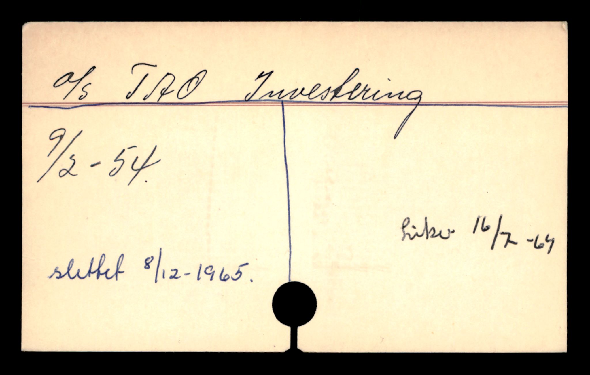 Oslo byfogd, Handelsregisteret, AV/SAT-A-10867/G/Ga/Gad/L0066: Kartotekkort - Slettede foretak, Tao-Tn, 1890-1990