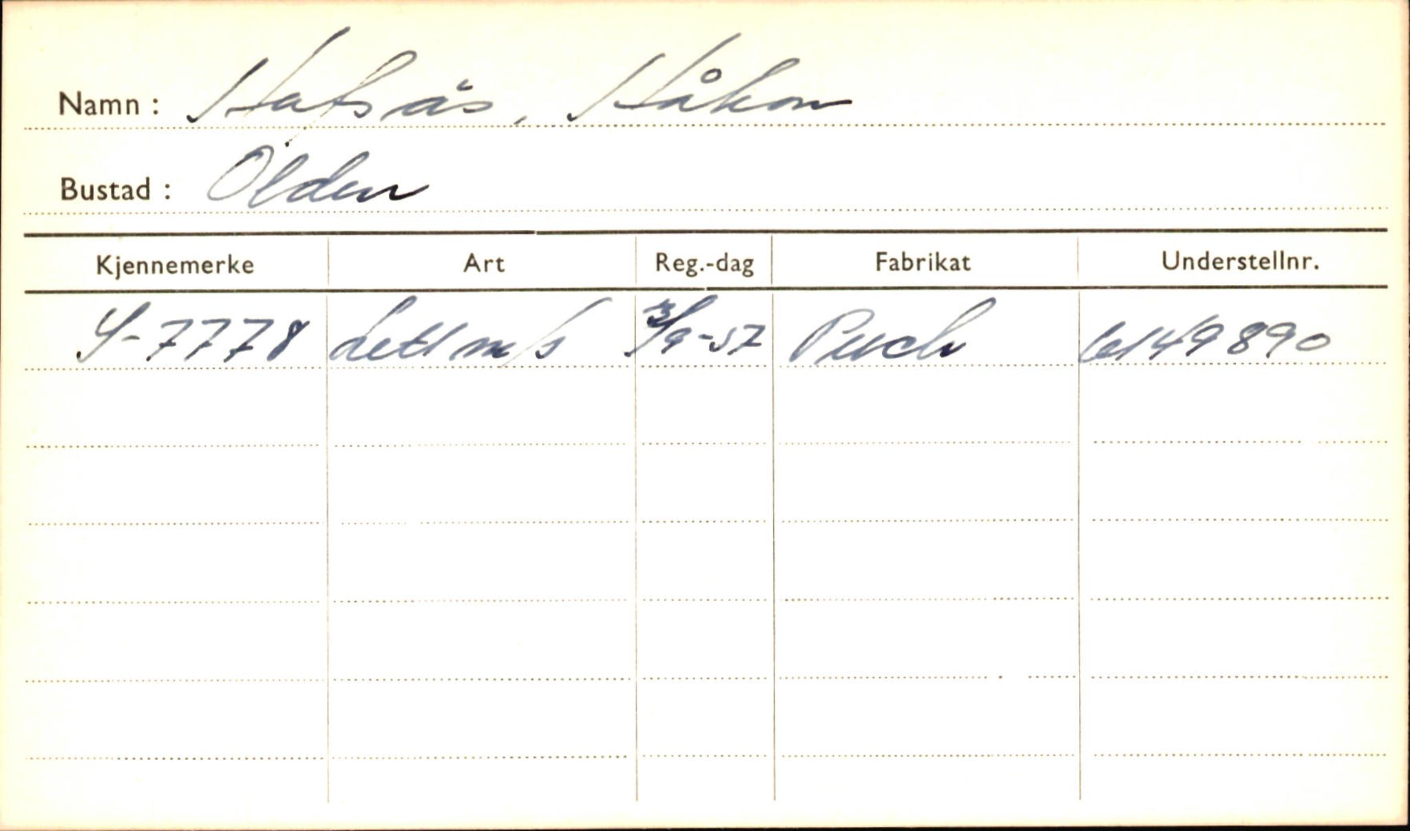 Statens vegvesen, Sogn og Fjordane vegkontor, AV/SAB-A-5301/4/F/L0001A: Eigarregister Fjordane til 1.6.1961, 1930-1961, p. 30