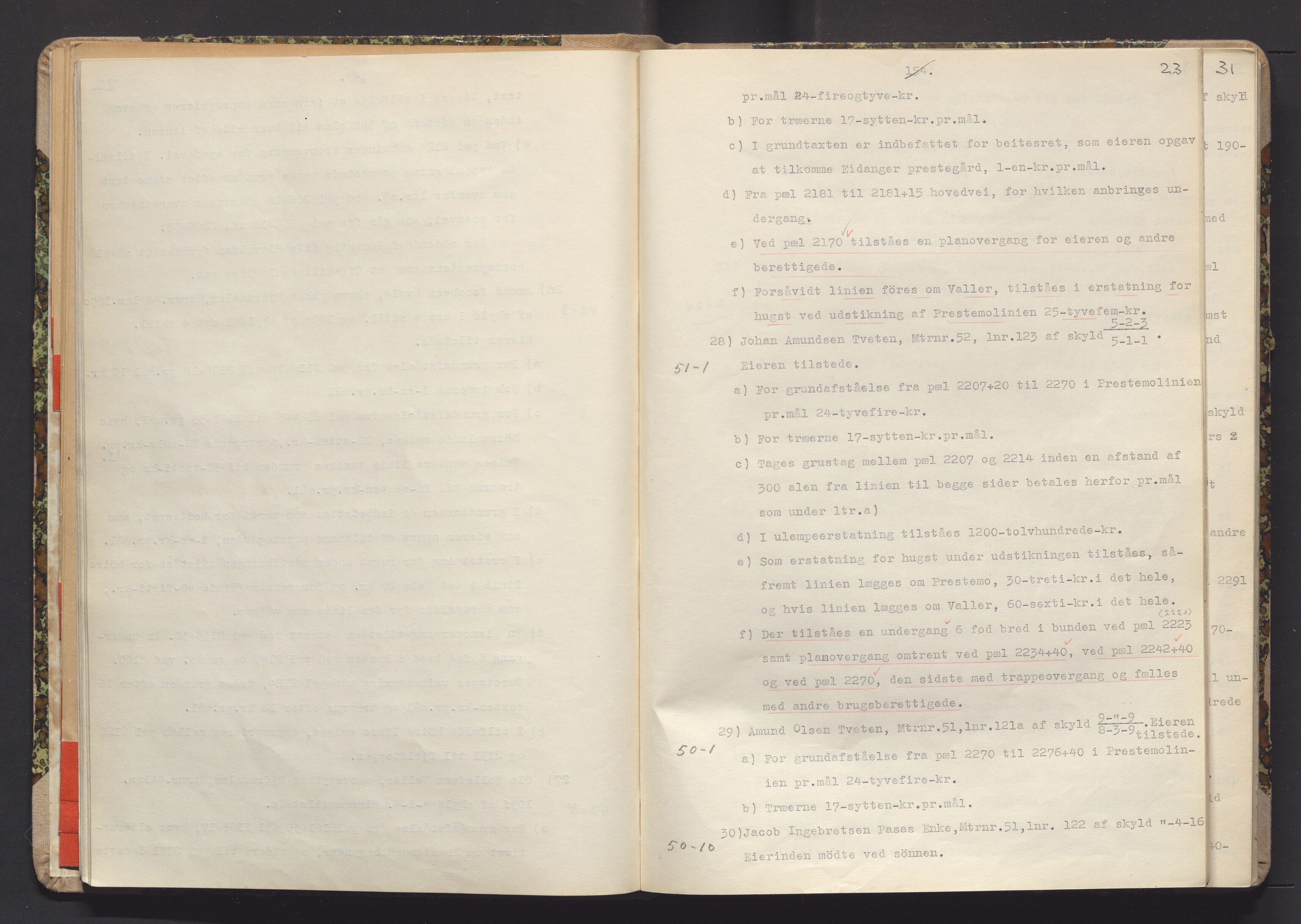 Norges Statsbaner Drammen distrikt (NSB), AV/SAKO-A-30/Y/Yc/L0007: Takster Vestfoldbanen strekningen Eidanger-Porsgrunn-Gjerpen samt sidelinjen Eidanger-Brevik, 1877-1896, p. 23